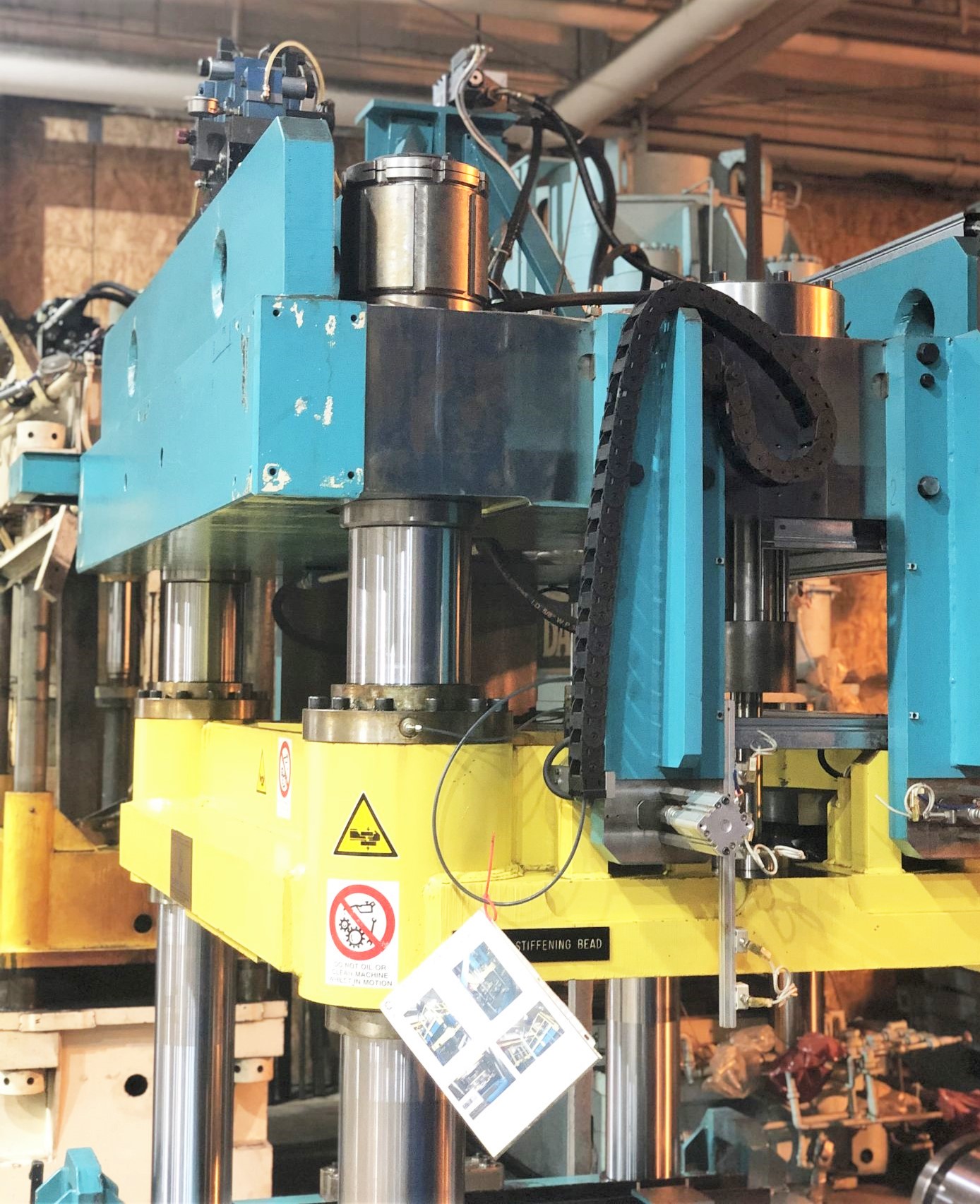 400 Ton Meccanica Beretta Press • Used Meccanica Beretta 4-Post Type Press - Image 7