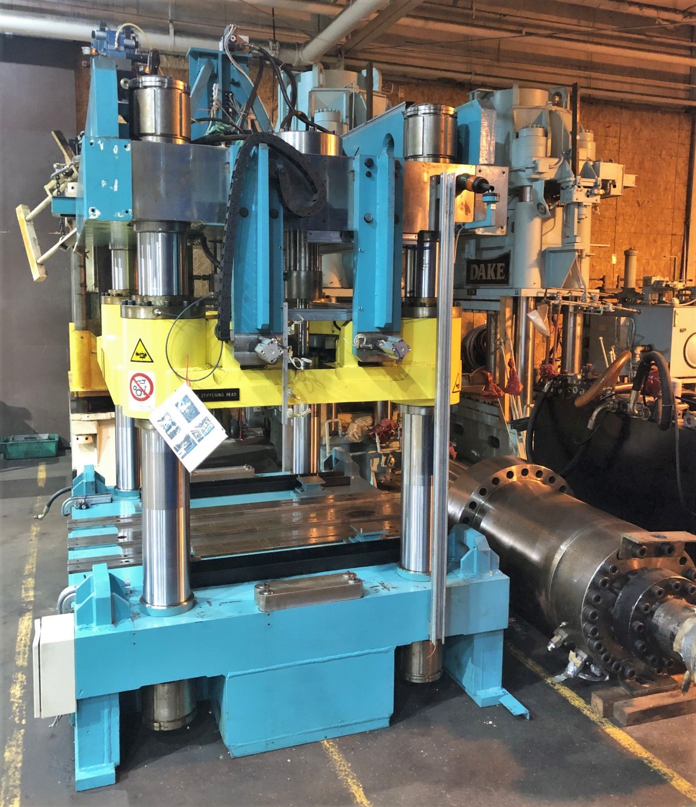 400 Ton Meccanica Beretta Press • Used Meccanica Beretta 4-Post Type Press - Image 8