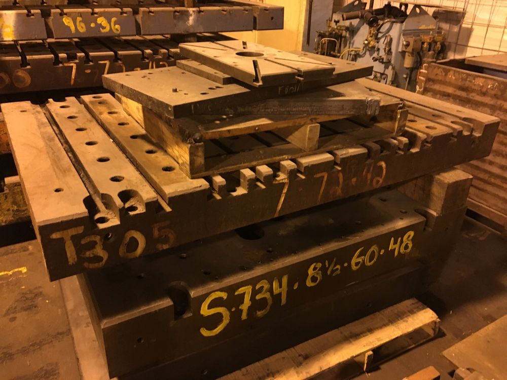 60" x 48" Solid Bolster Plate - 8.5" Thick