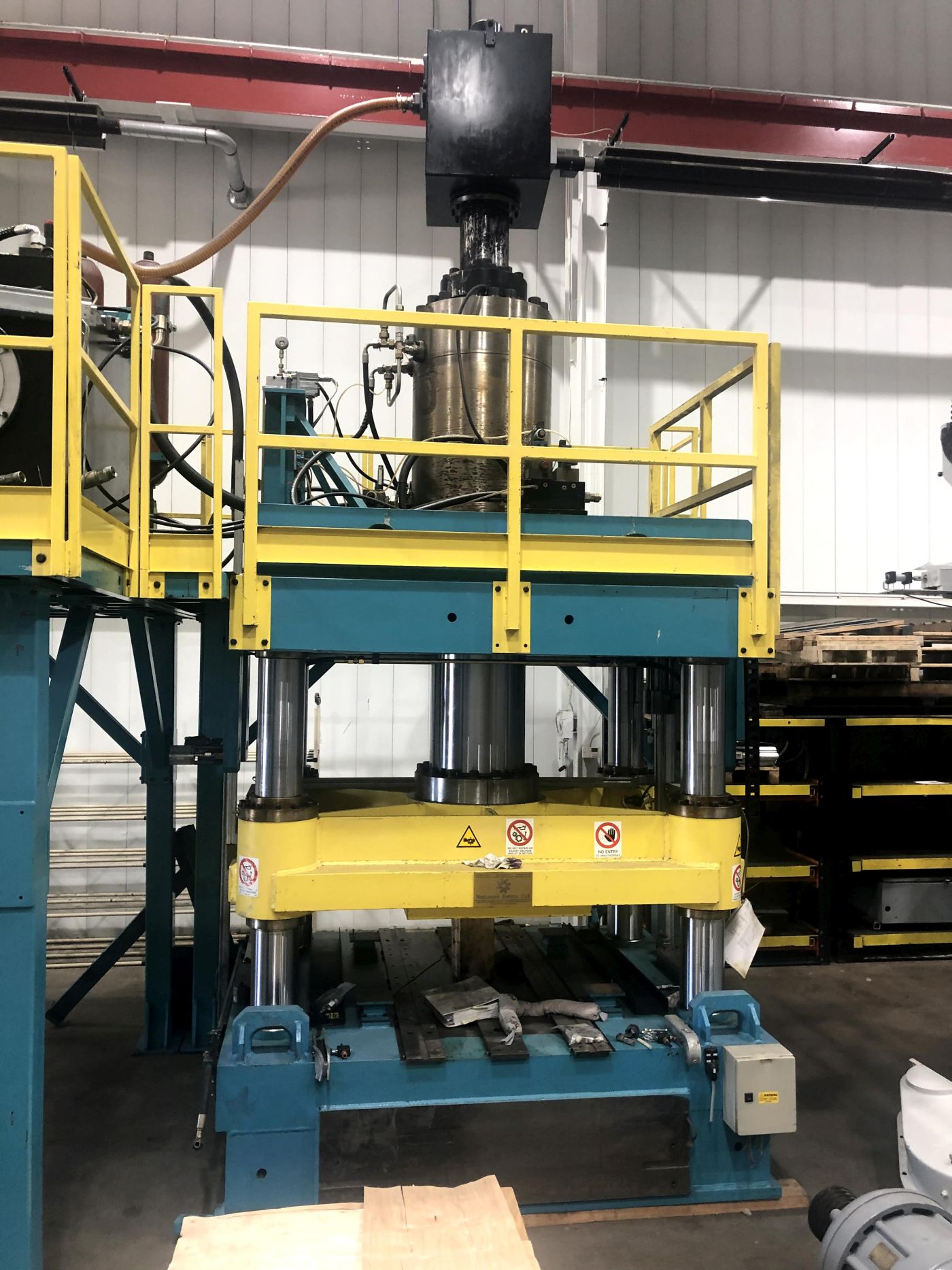 400 Ton Meccanica Beretta Press • Used Meccanica Beretta 4-Post Type Press - Image 2