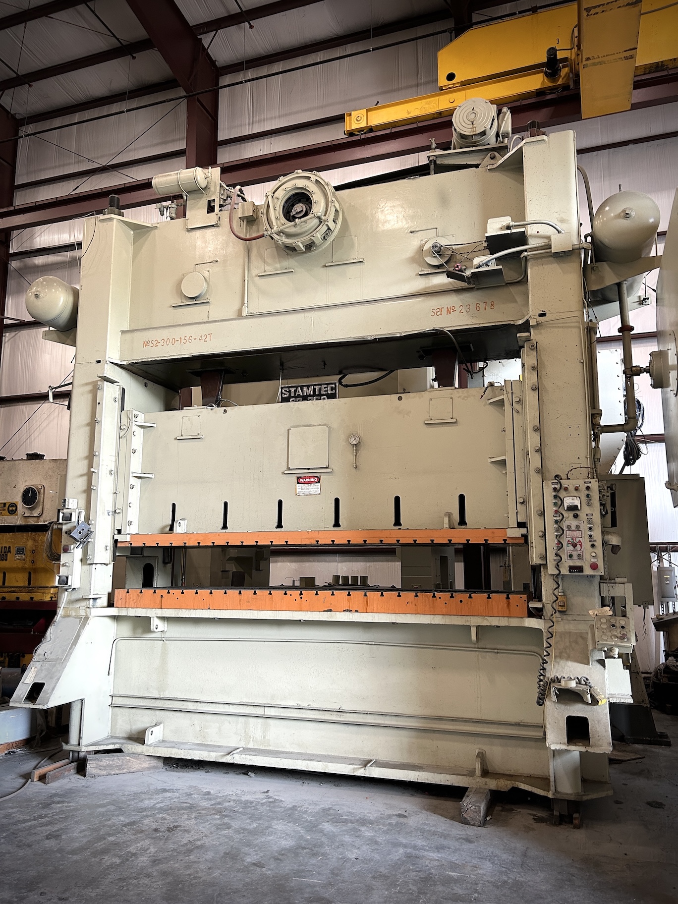 300 Ton Verson Press • Used Verson S2-300-156-42T Press