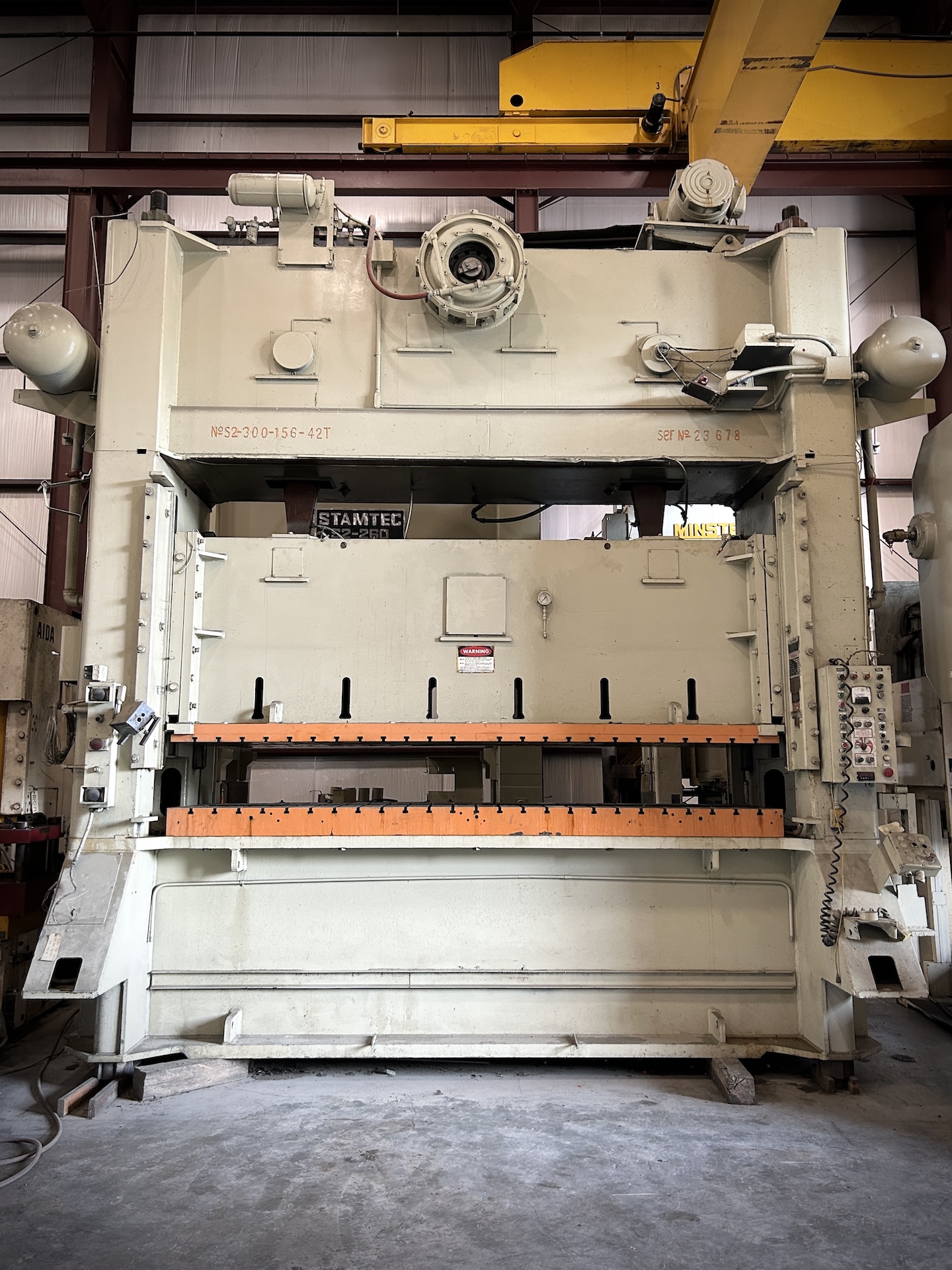 300 Ton Verson Press • Used Verson S2-300-156-42T Press - Image 3