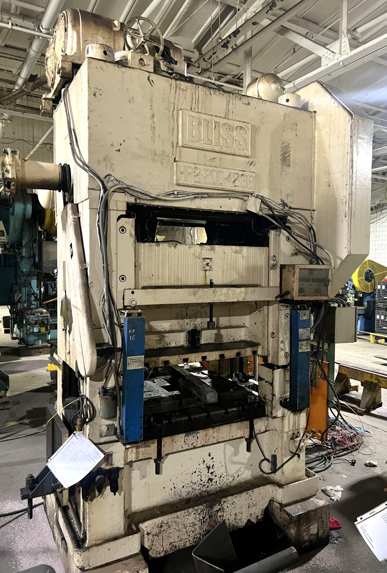 200 Ton Bliss Press • Used Bliss HP2-200-42-36 Press