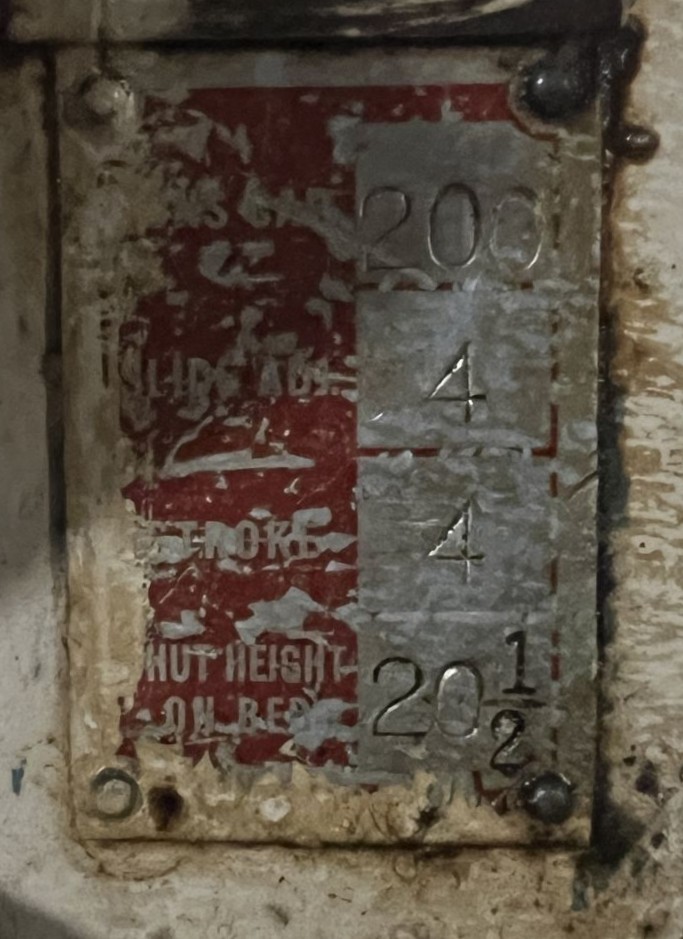 200 Ton Bliss Press • Used Bliss HP2-200-42-36 Press - Image 10