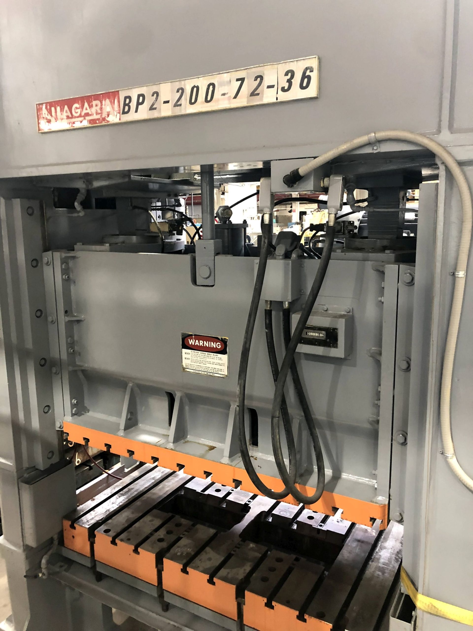 200 Ton Niagara Press • Used Niagara BP2-200-72-36 Press - Image 7