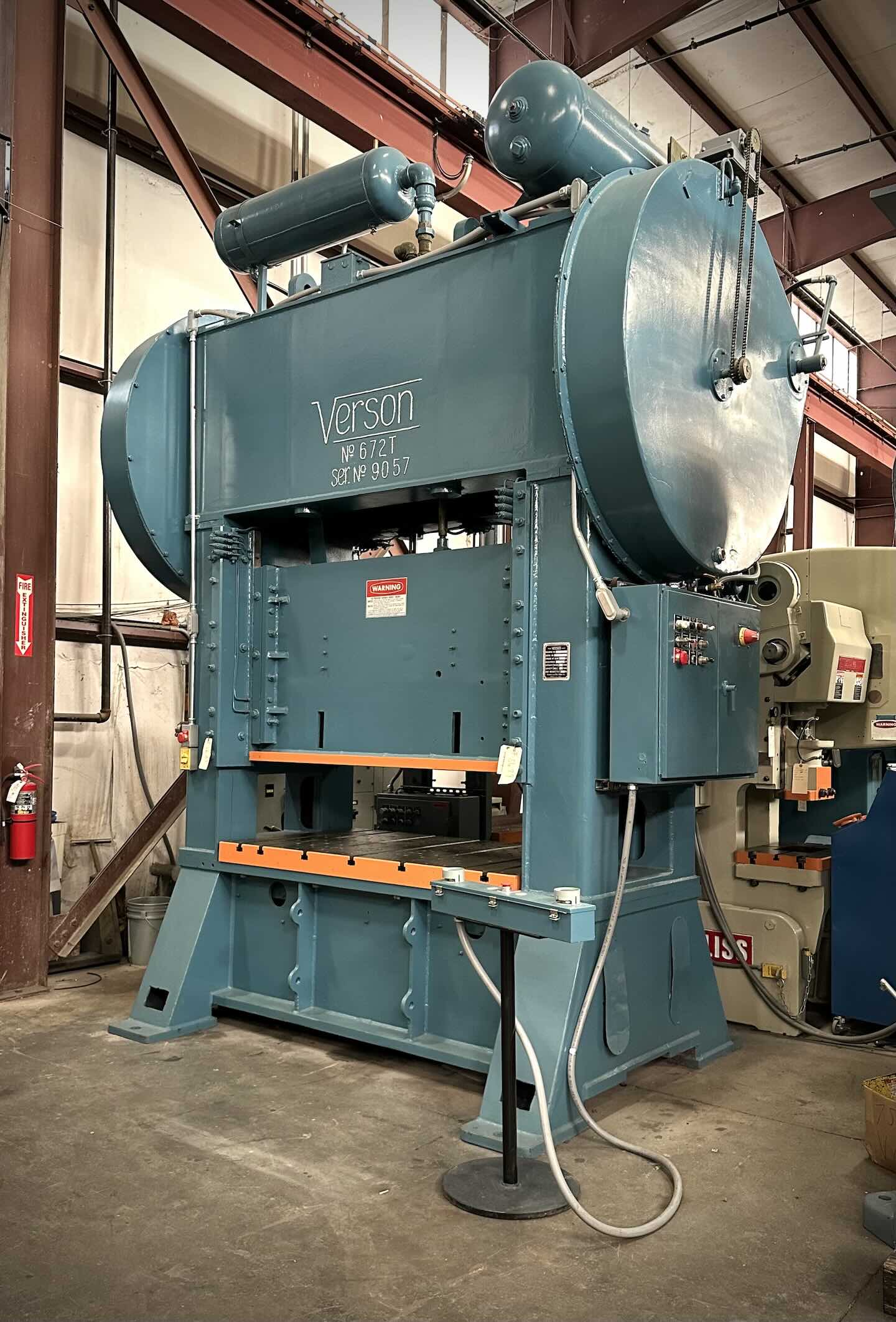 125 Ton Verson Press • Used Verson 672T Press