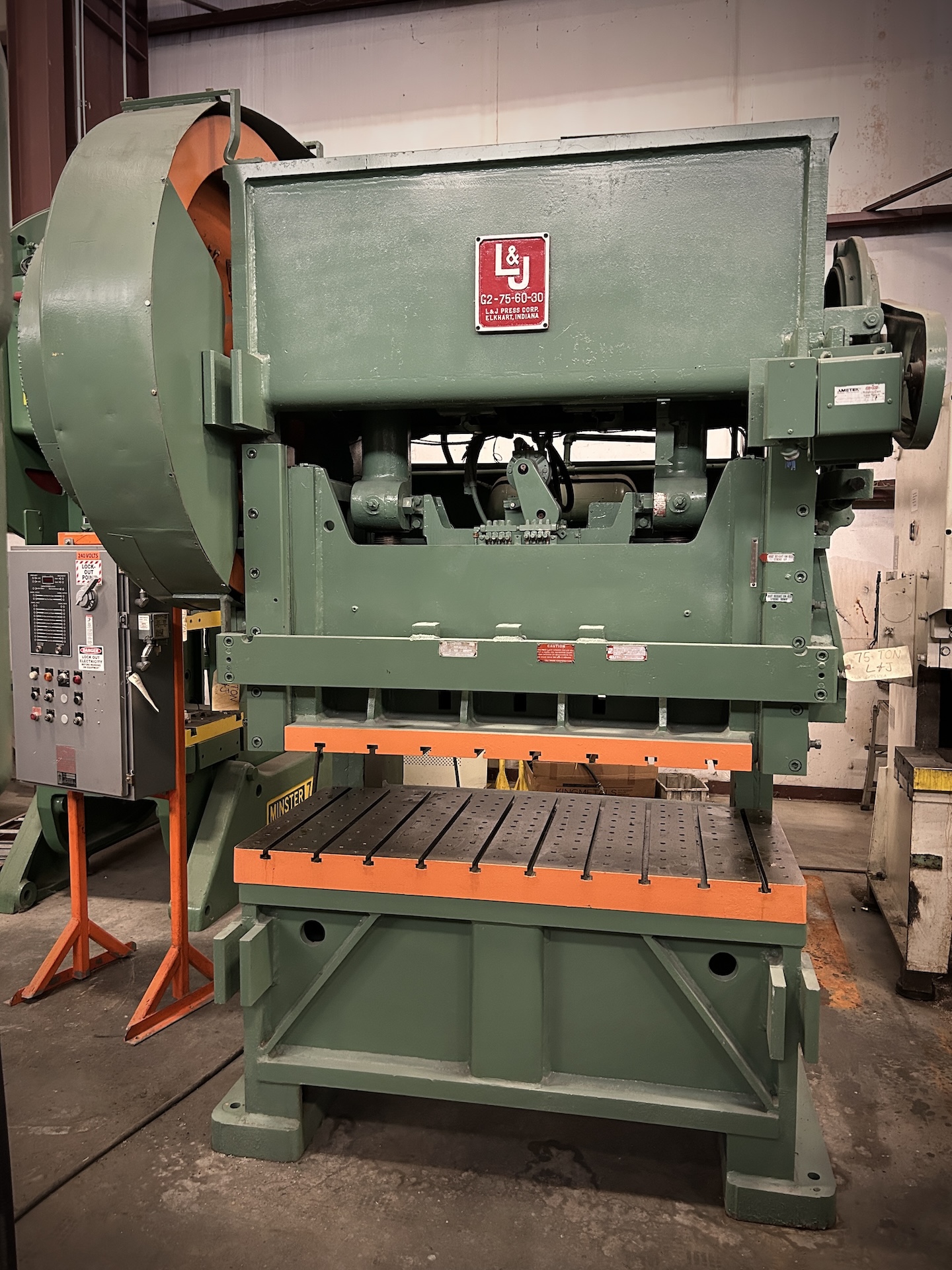 75 Ton L and J Press • Used L and J G2-75-60 Press - Image 2