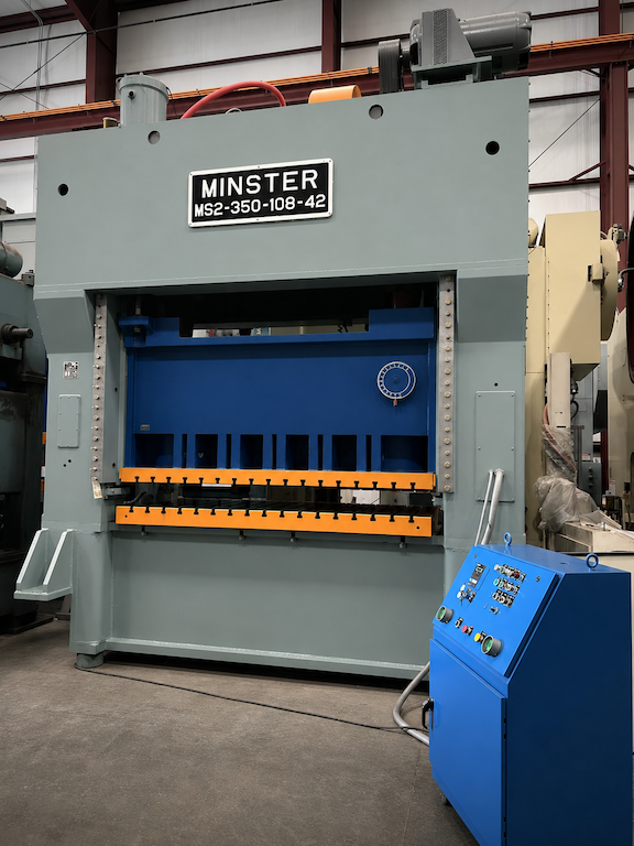350 Ton Minster Press • Used Minster MS2-350-108-42 Press