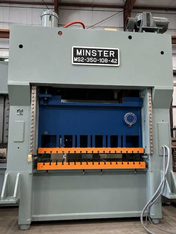 350 Ton Minster Press • Used Minster MS2-350-108-42 Press - Image 2