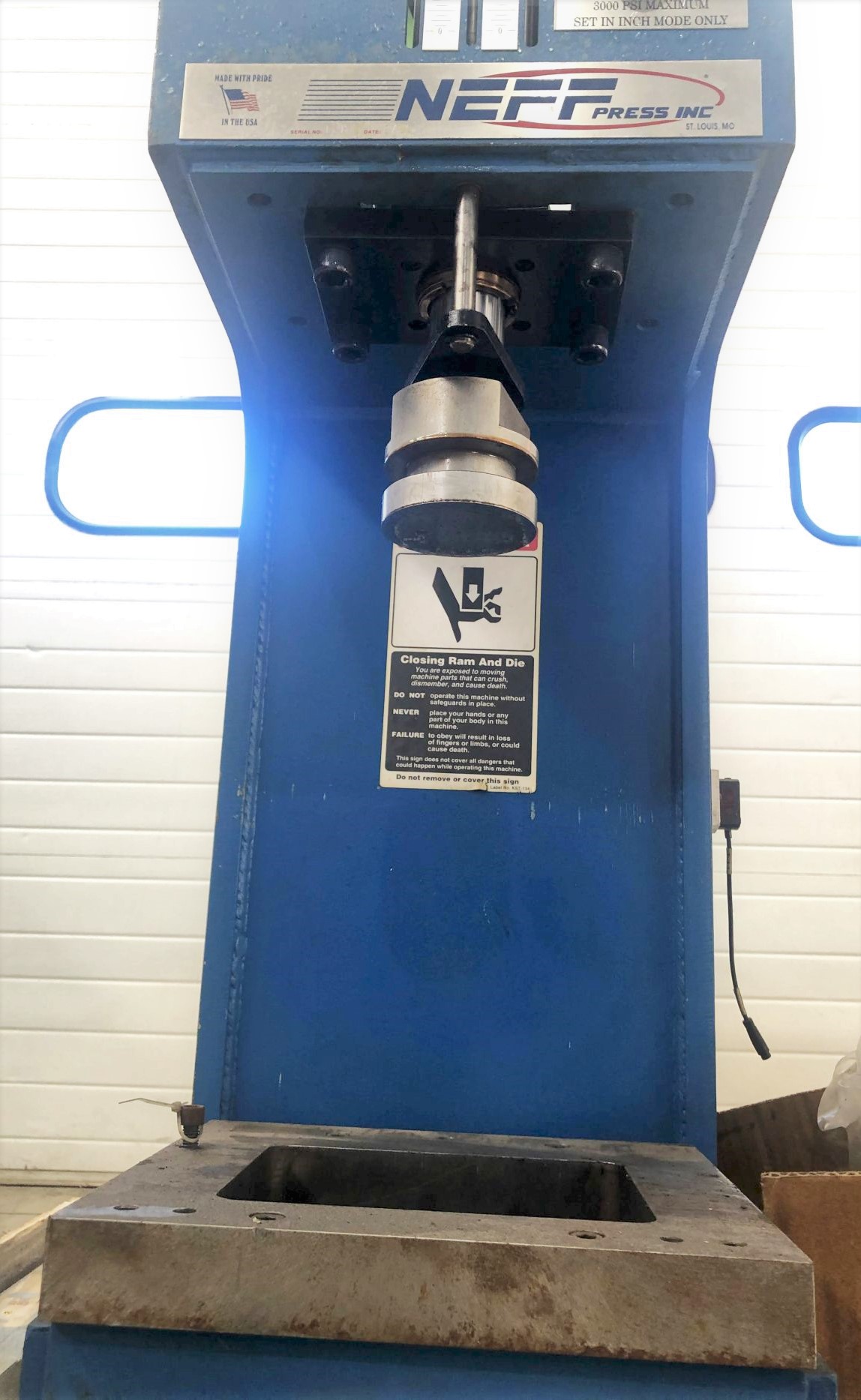 7 Ton Neff Press • Used Neff D7 Press - Image 7