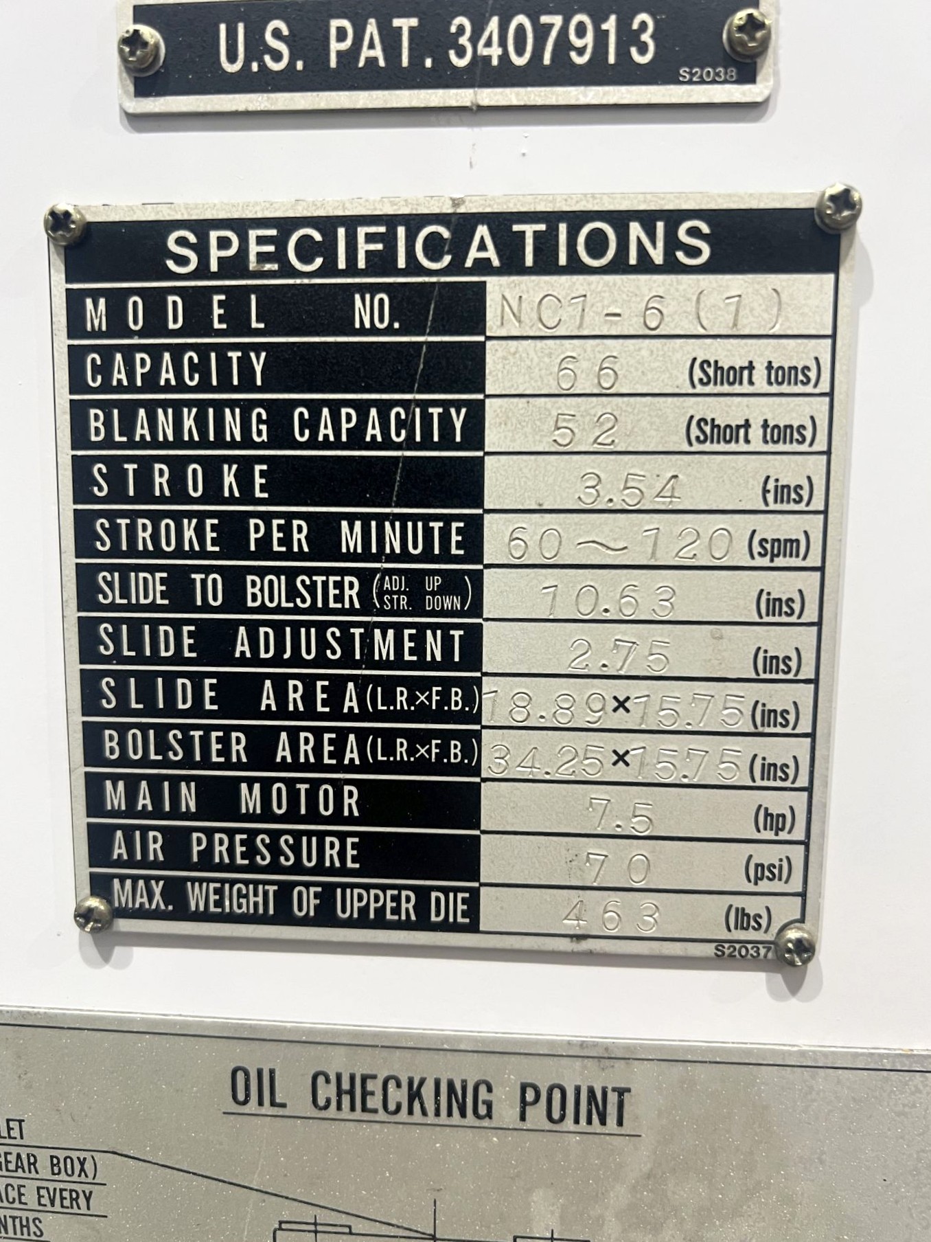66 Ton Aida Press • Used Aida NC1-6(1) Press - Image 16