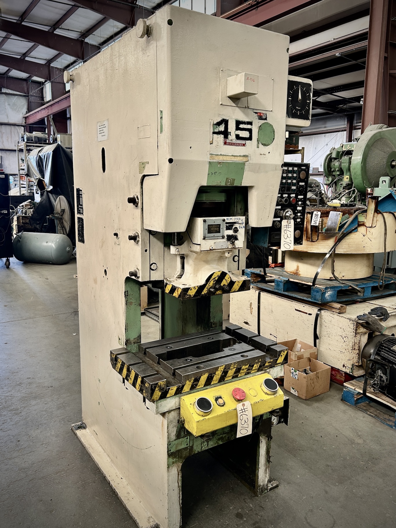 50 Ton Komatsu Press • Used Komatsu OBS 45-3 Press - Image 3