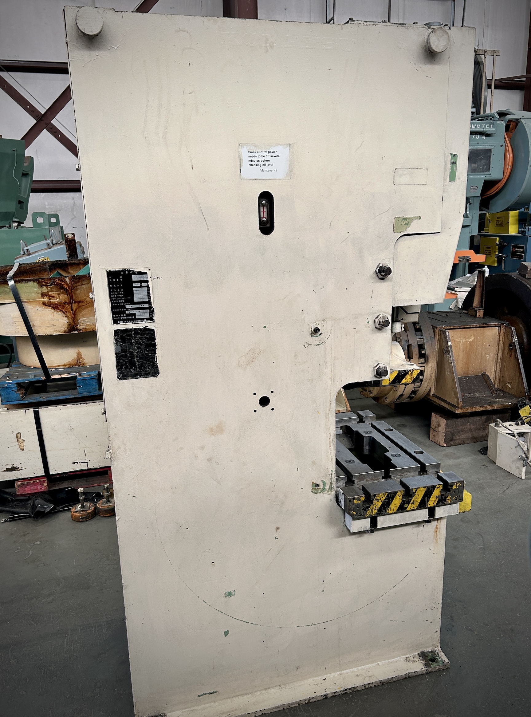 50 Ton Komatsu Press • Used Komatsu OBS 45-3 Press - Image 4