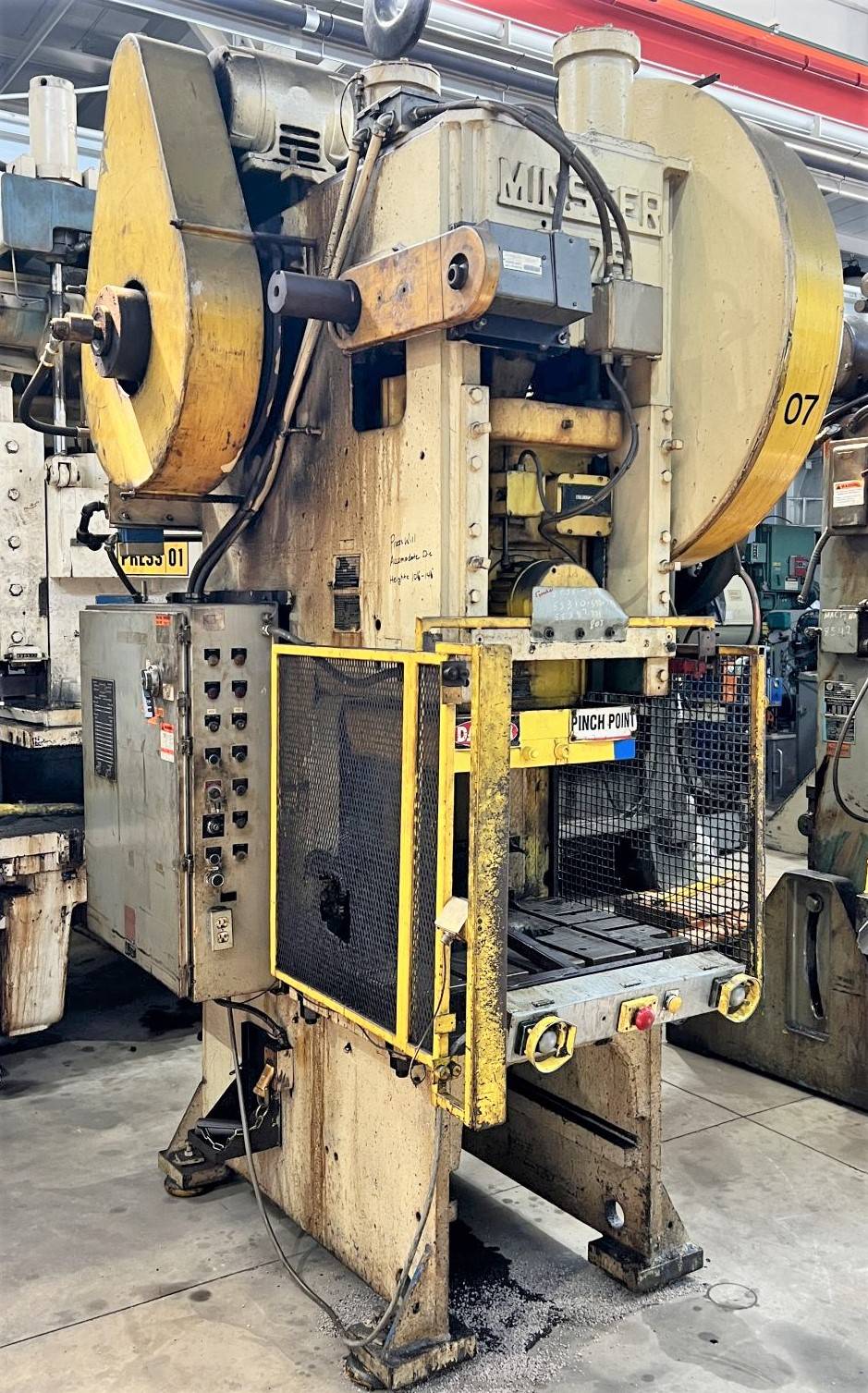 75 Ton Minster Press • Used Minster G1-75 Press