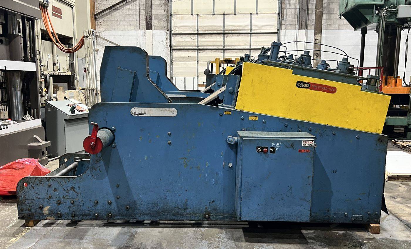 15,000 lbs. x 24" Wide x .187" Egan Cradle & Straightener