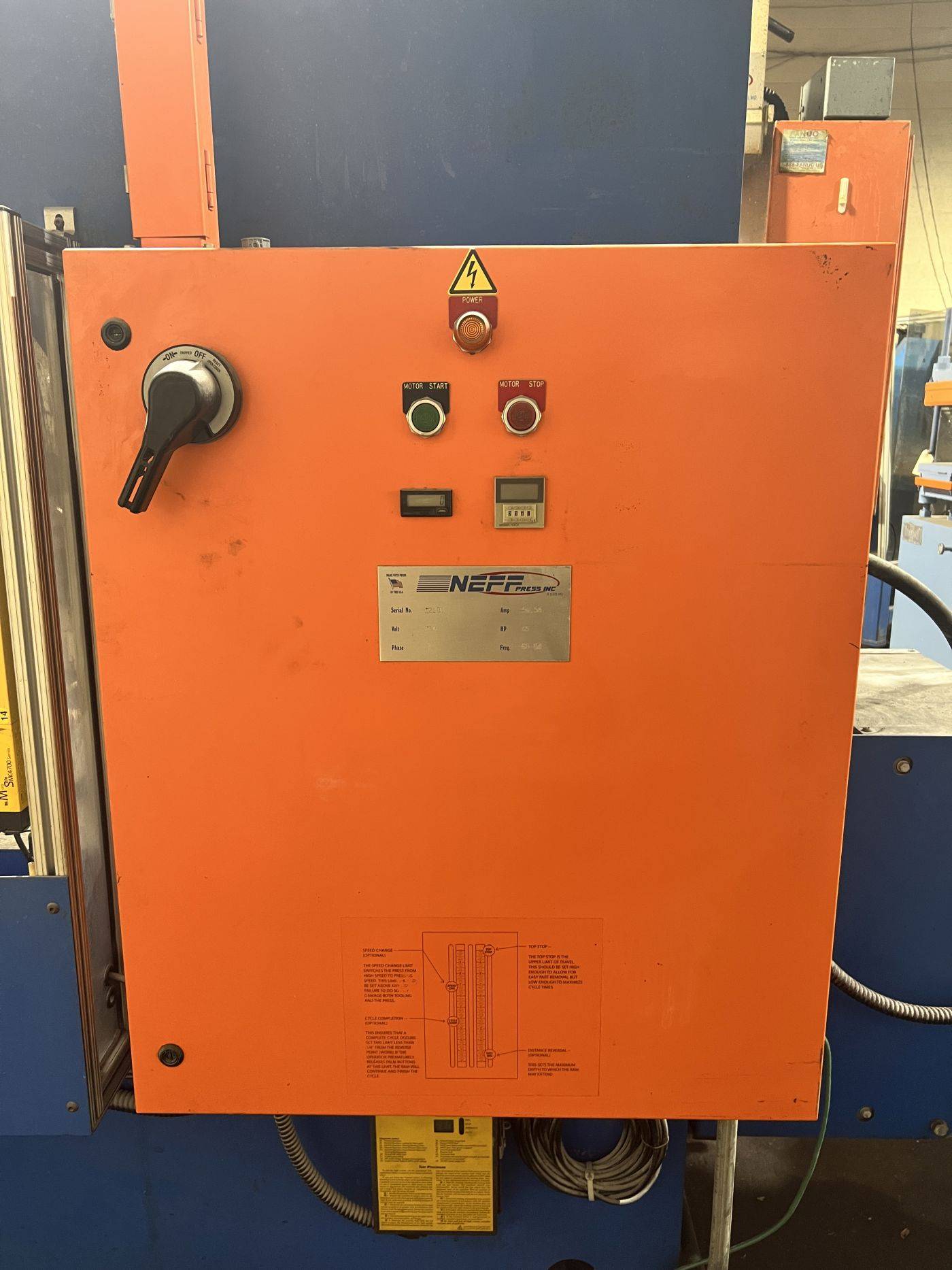 42 Ton Neff Press • Used Neff DF40-15M Press - Image 6