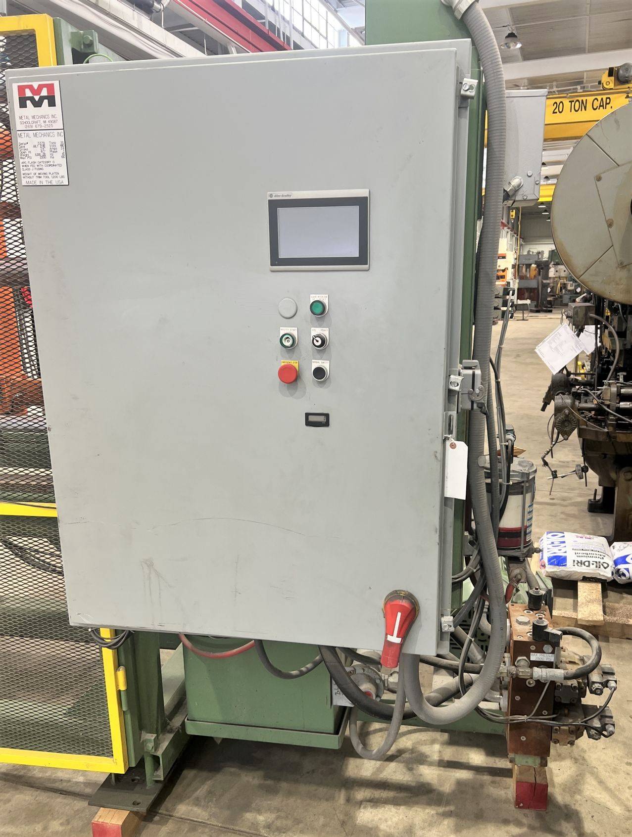 35 Ton Metal Mechanics Press • Used Metal Mechanics H Press - Image 5