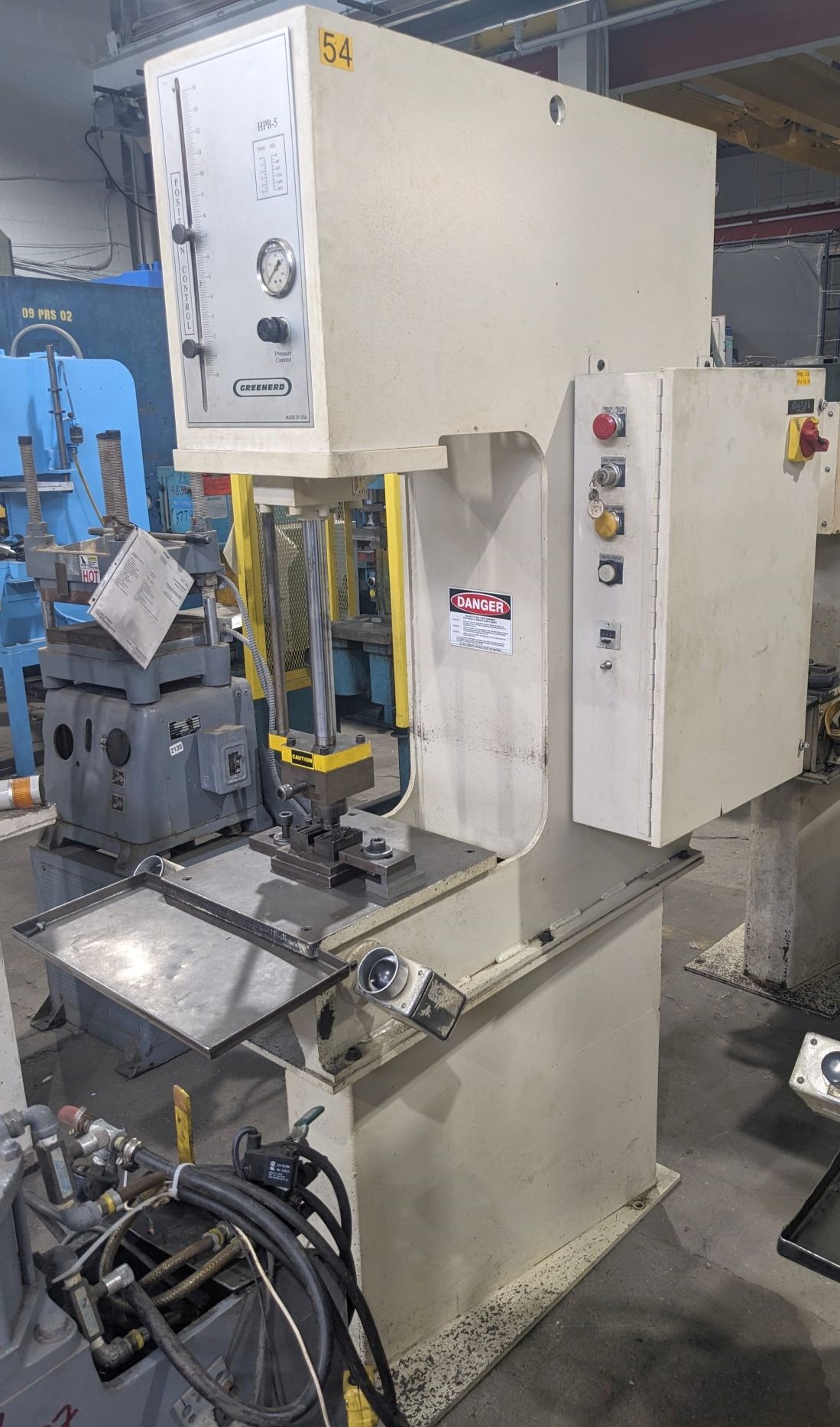 5 Ton Greenerd Press • Used Greenerd HPB-5 Press