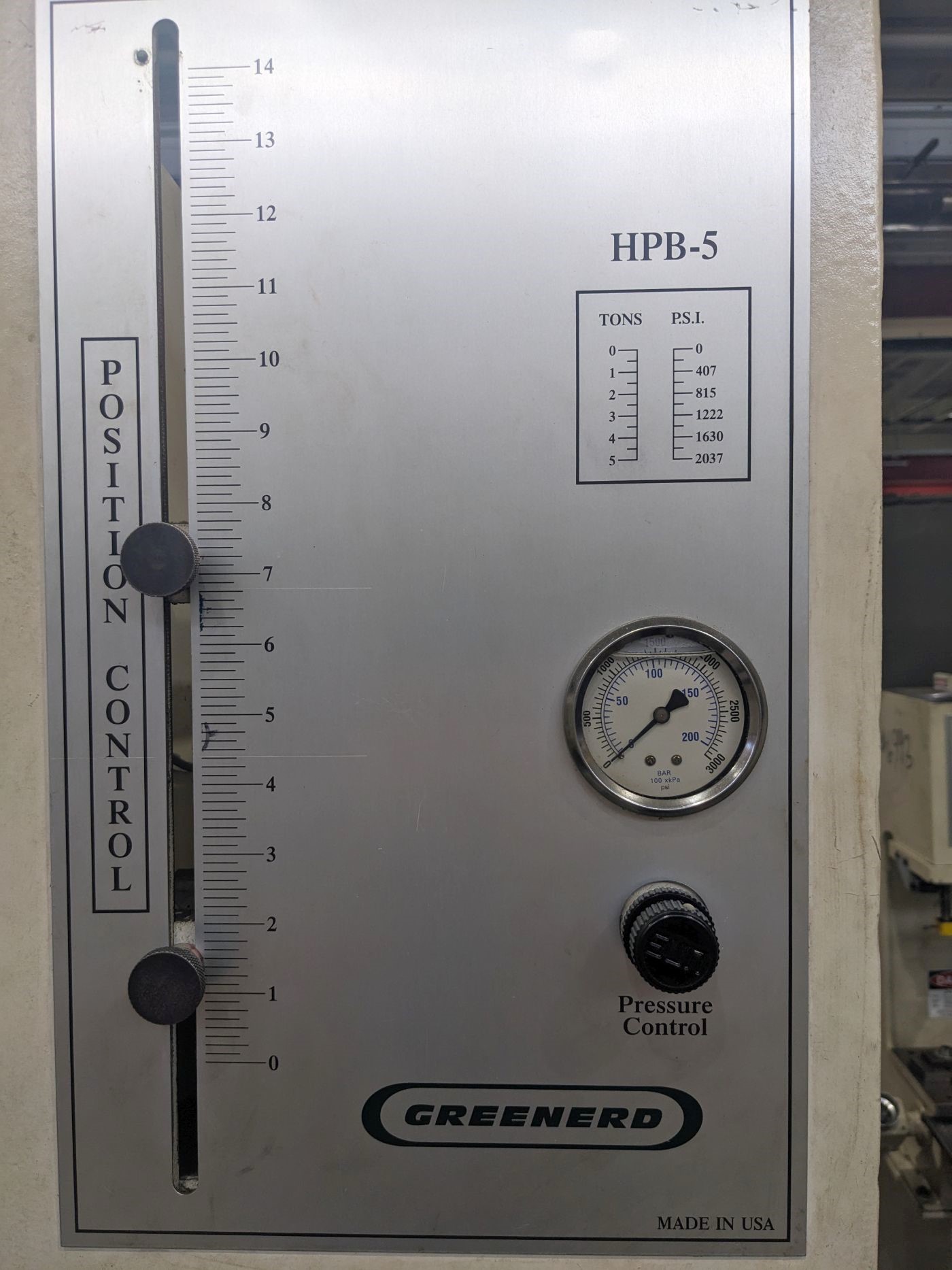 5 Ton Greenerd Press • Used Greenerd HPB-5 Press - Image 11