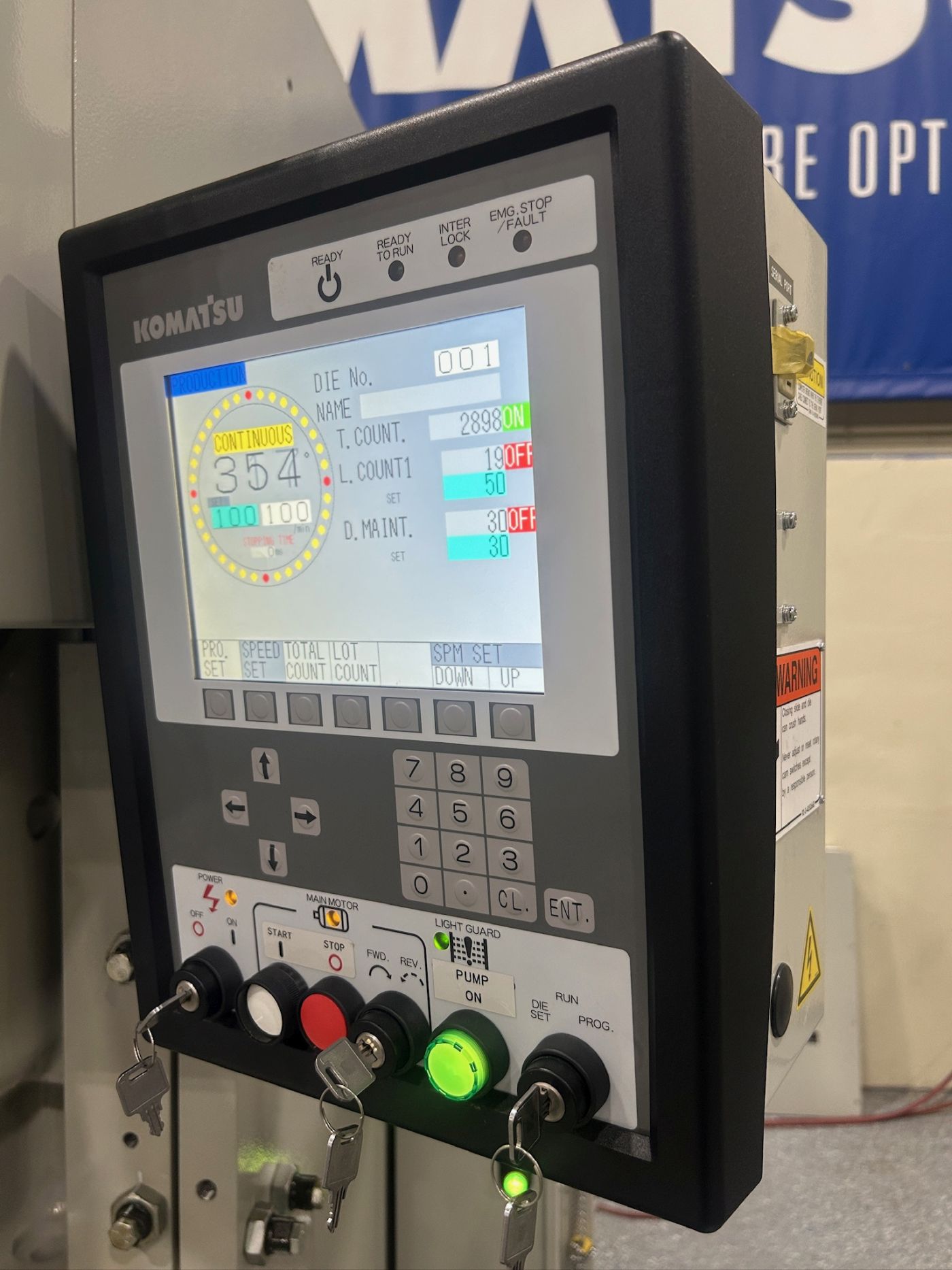 50 Ton Komatsu Press • New Komatsu OBS45-H Press - Image 7