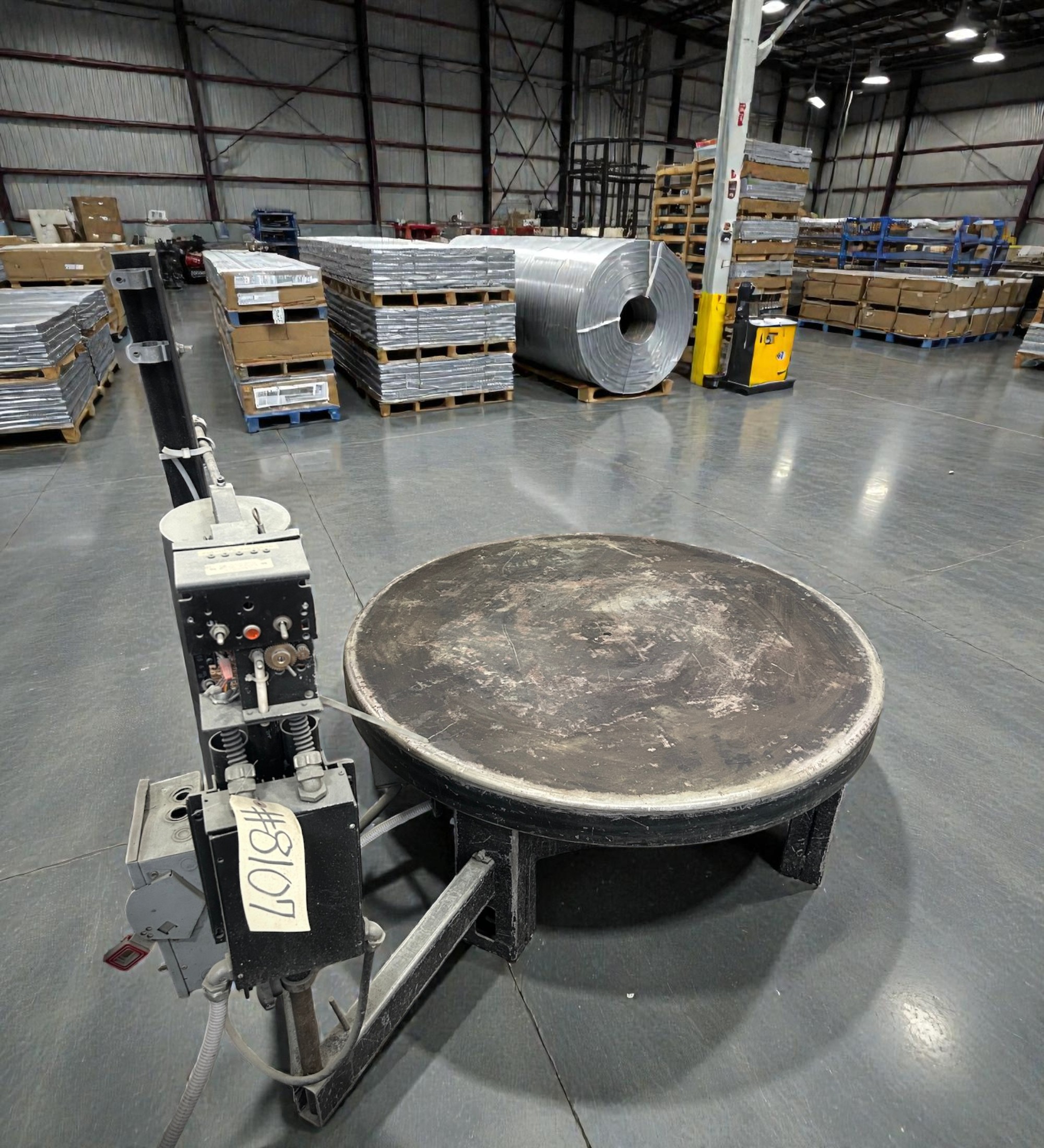 5,000 lbs. x 40" Wide PRE Pallet Uncoiler