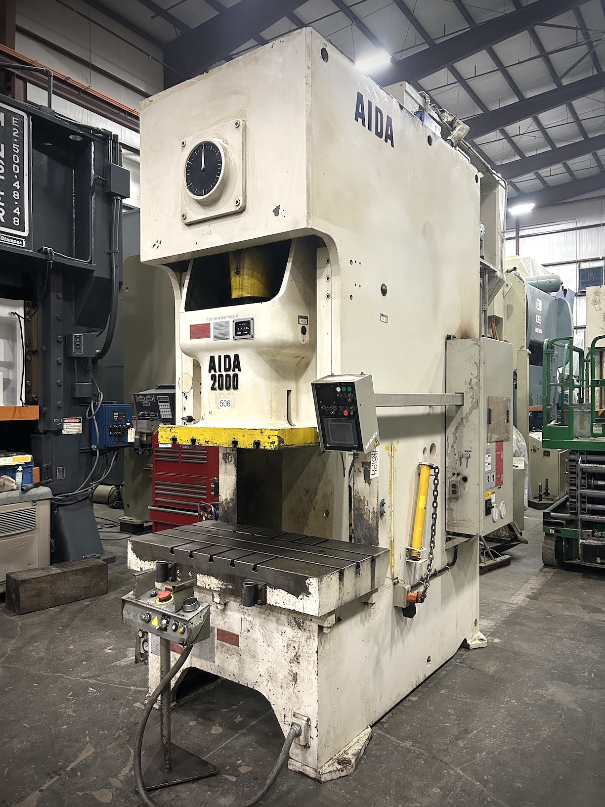 220 Ton Aida Press • Used Aida NC1-2000(1)E Press