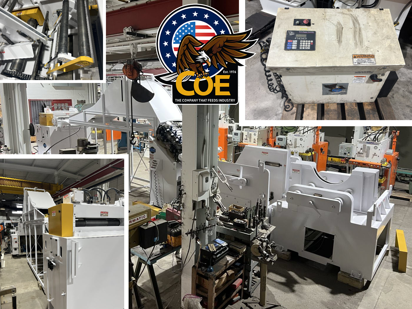 20,000 lbs. x 36" Wide x .313" COE Servo Feed Line