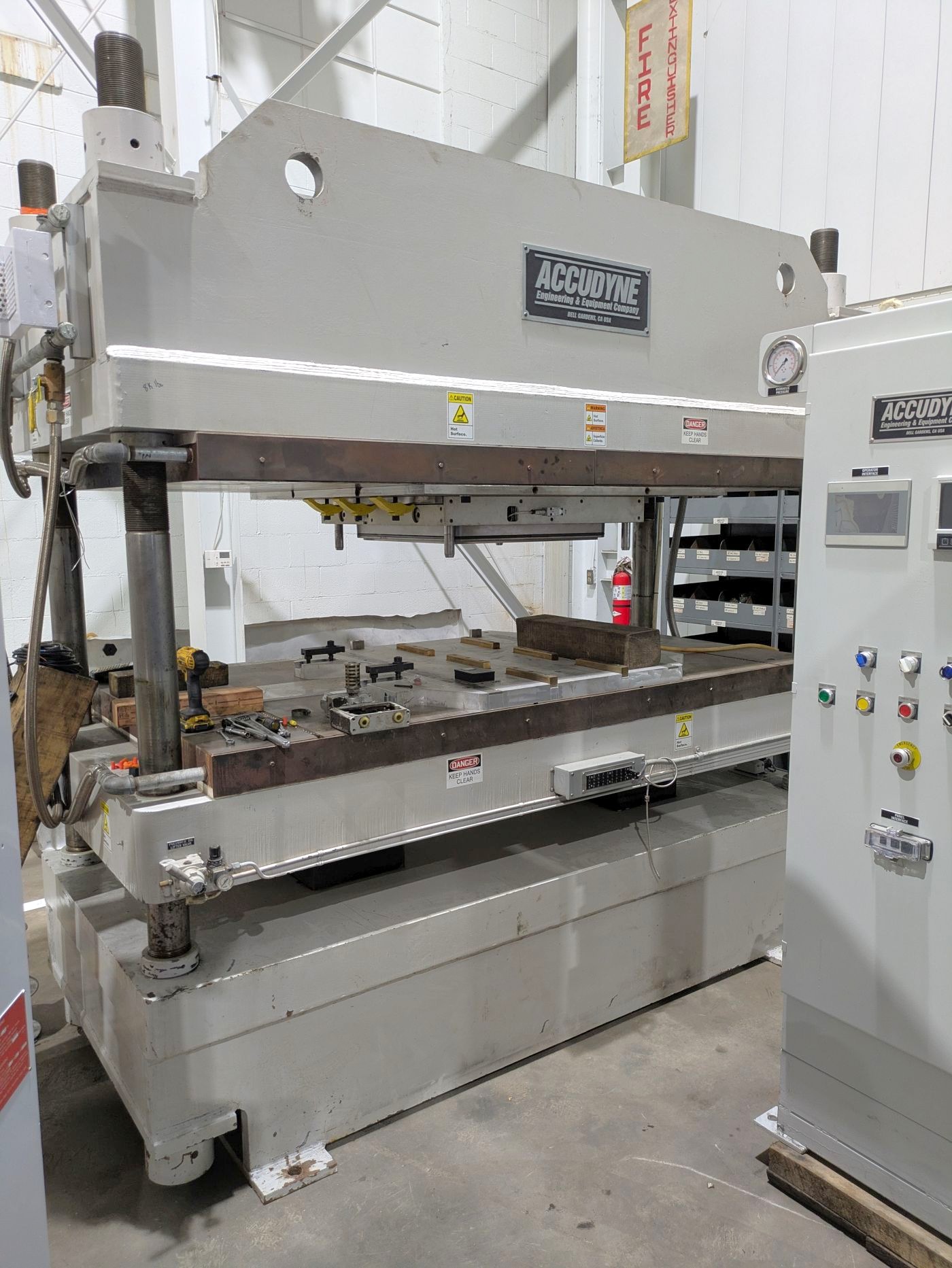 200 Ton Accudyne Press • Used Accudyne Custom Press