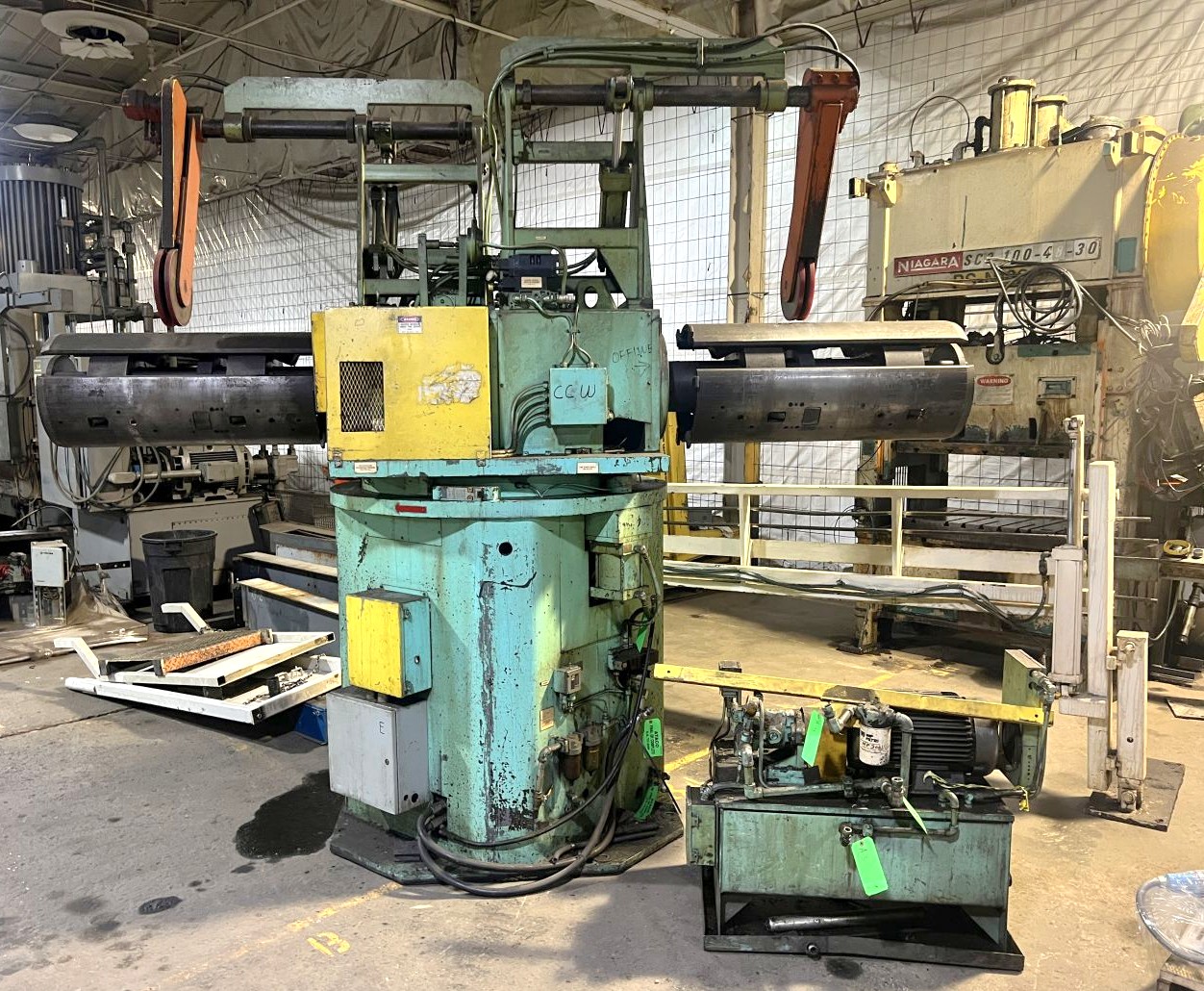 25,000 lbs. x 36" Wide x .105" Perfecto Servo Feedline with Shear Cut-Off - Image 2