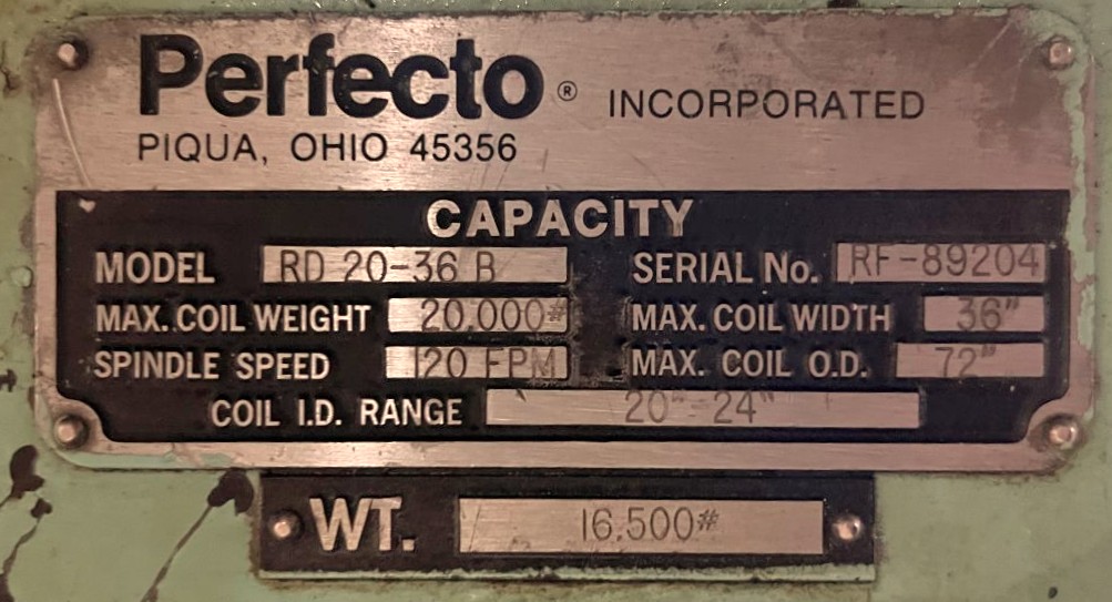 25,000 lbs. x 36" Wide x .105" Perfecto Servo Feedline with Shear Cut-Off - Image 15
