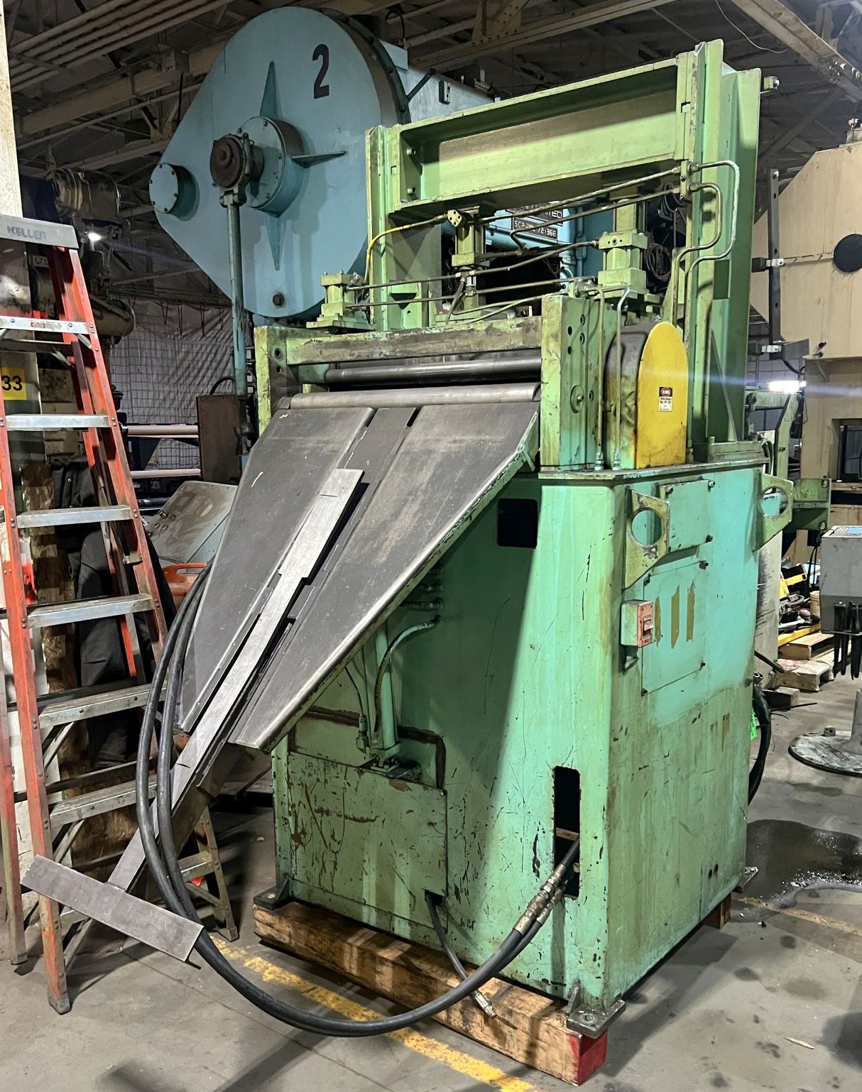 25,000 lbs. x 36" Wide x .105" Perfecto Servo Feedline with Shear Cut-Off - Image 41