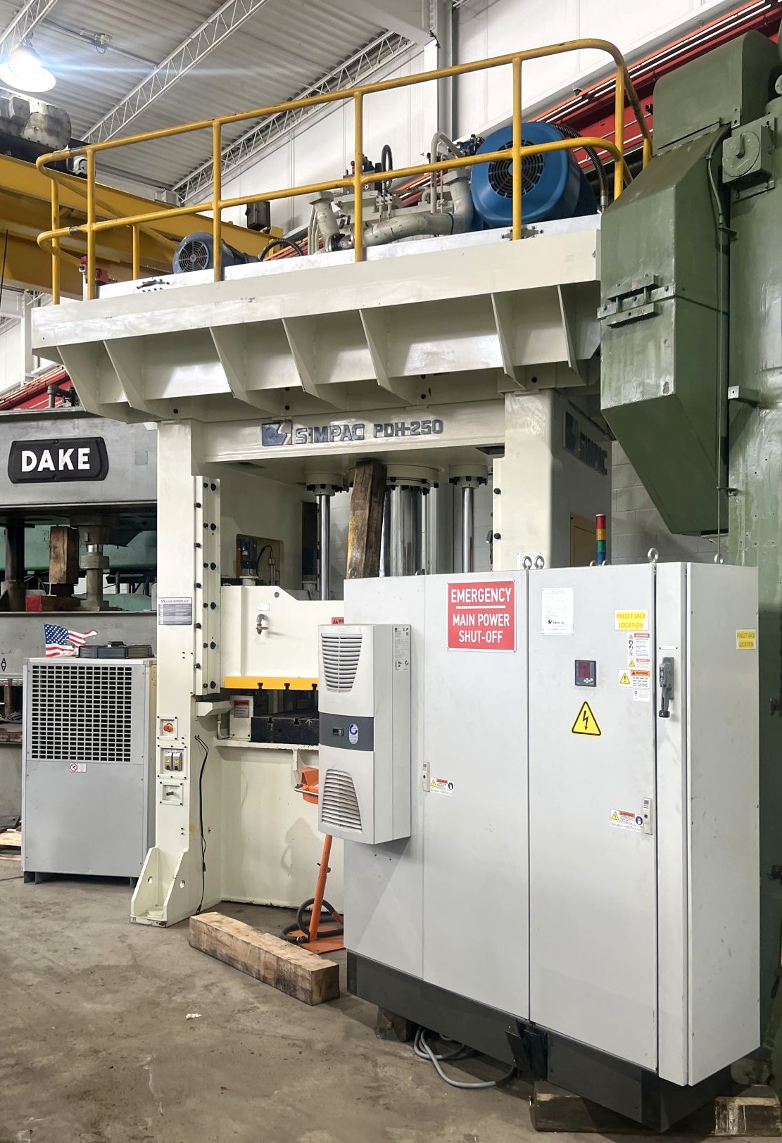 250 Ton Simpac Press • Used Simpac PDH-250 Press - Image 10