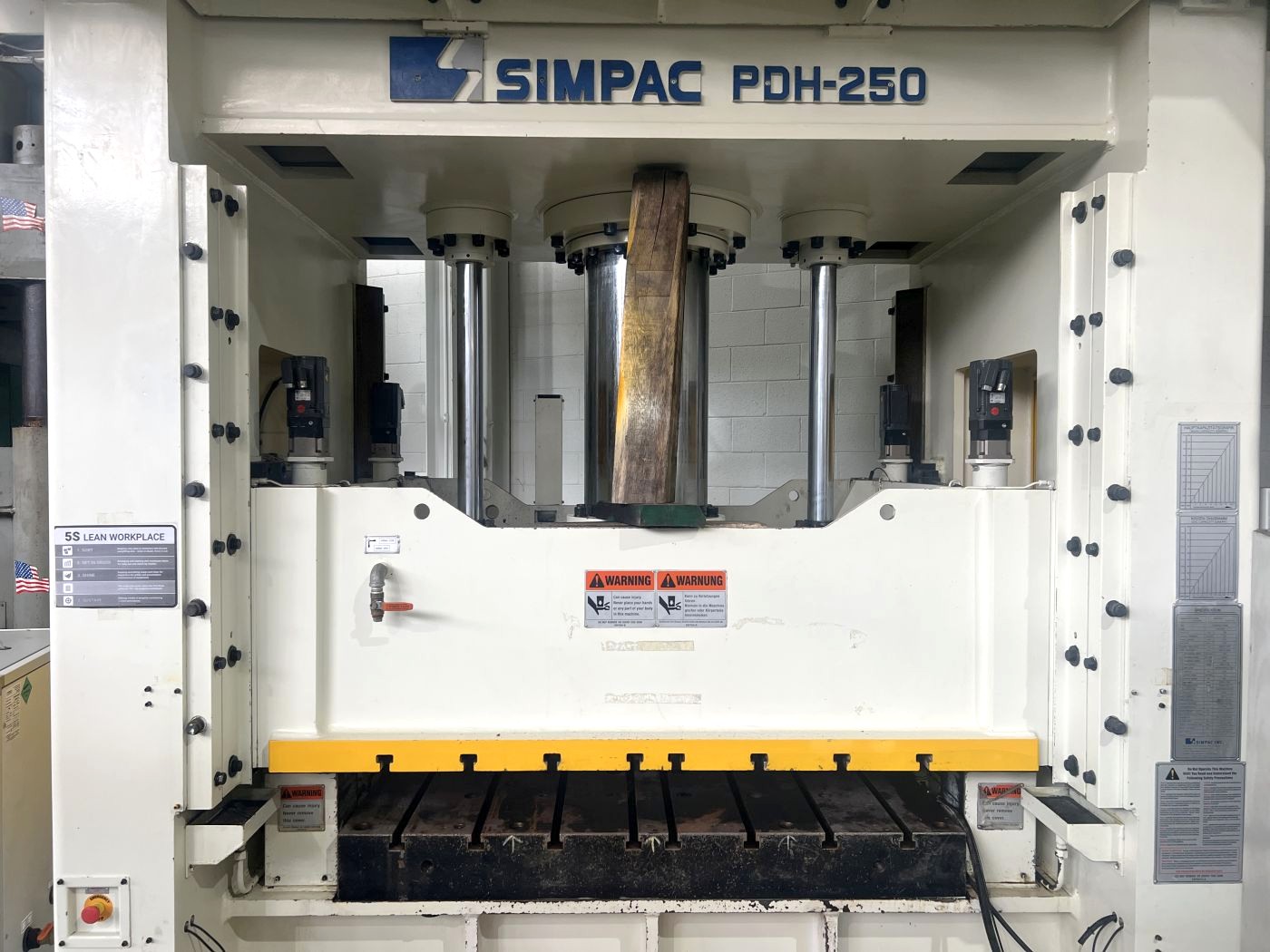 250 Ton Simpac Press • Used Simpac PDH-250 Press - Image 12