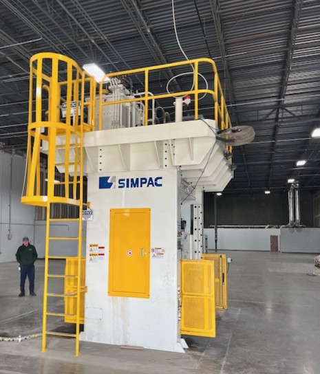 250 Ton Simpac Press • Used Simpac PDH-250 Press - Image 4