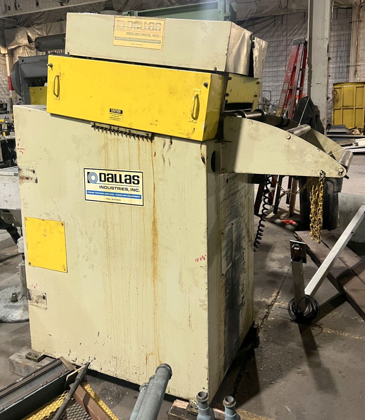 8,000 lbs. x 18" Wide x .125" Dallas Reel & Straightener - Image 3