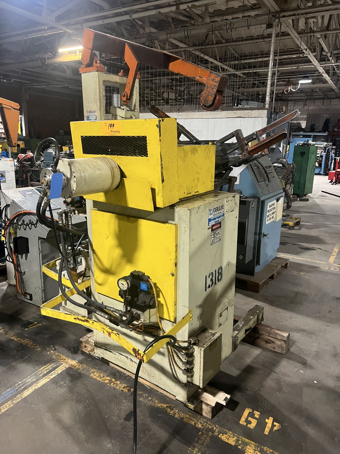 8,000 lbs. x 18" Wide x .125" Dallas Reel & Straightener - Image 17