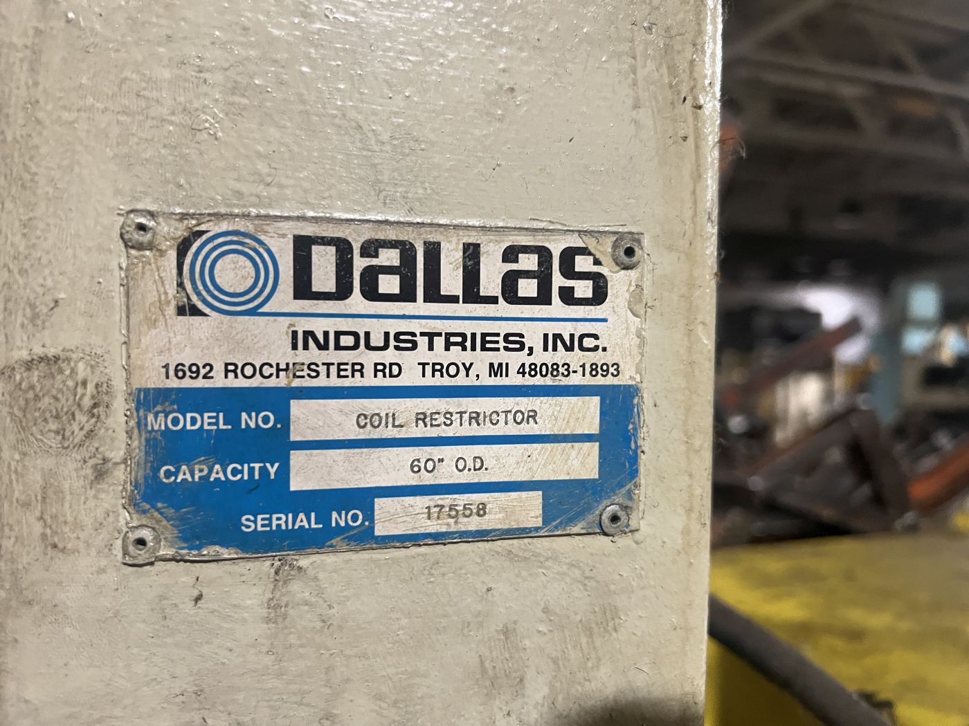 8,000 lbs. x 18" Wide x .125" Dallas Reel & Straightener - Image 29