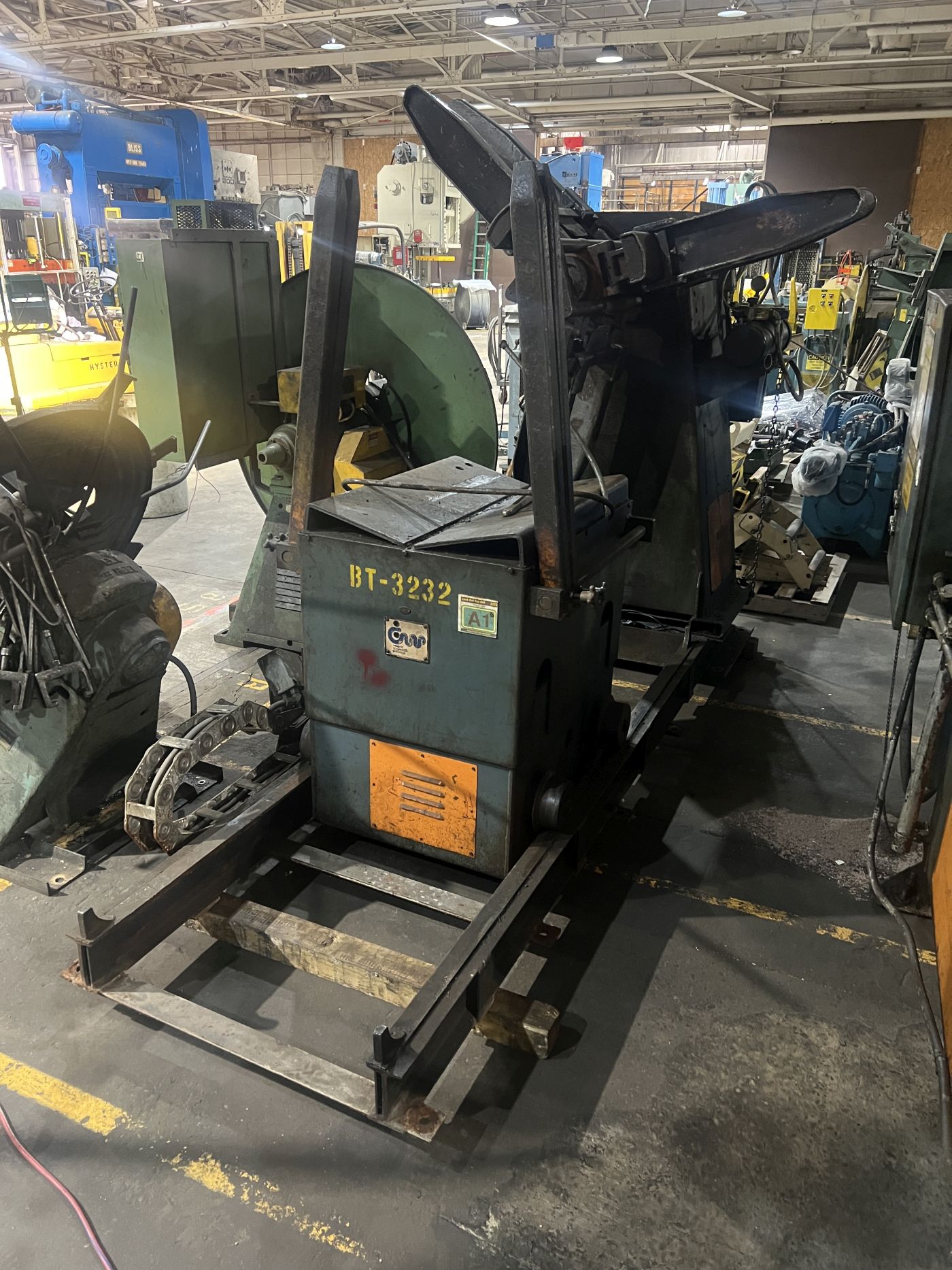 10,000 lbs. x 24" Wide CWP Reel & Straightener with Coil Car - Image 4