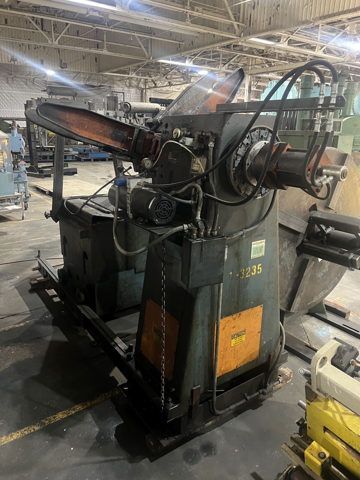 10,000 lbs. x 24" Wide CWP Reel & Straightener with Coil Car - Image 5