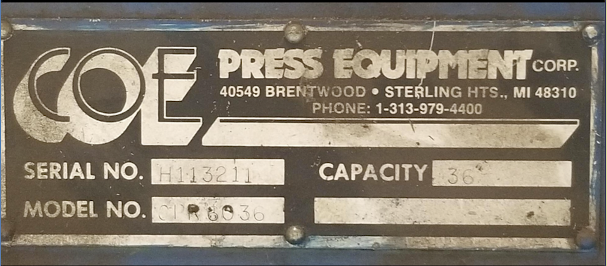 6,000 lbs. x 36" Wide COE Motorized Reel - Image 4