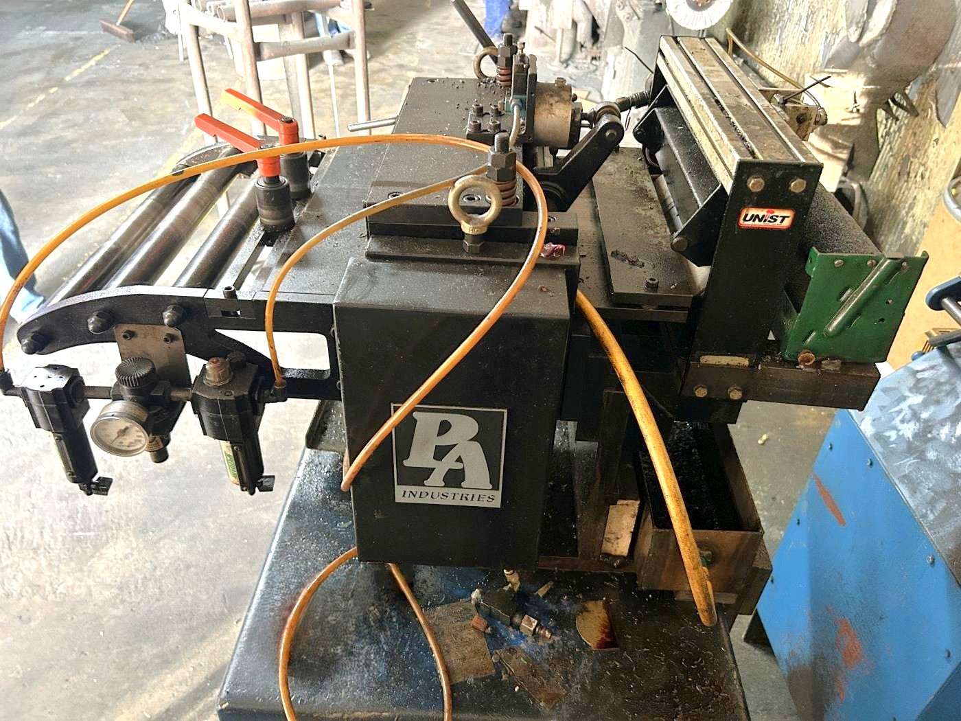 12" Wide x .138" PA Industries Servo Feed with Unist Lubrication Roller