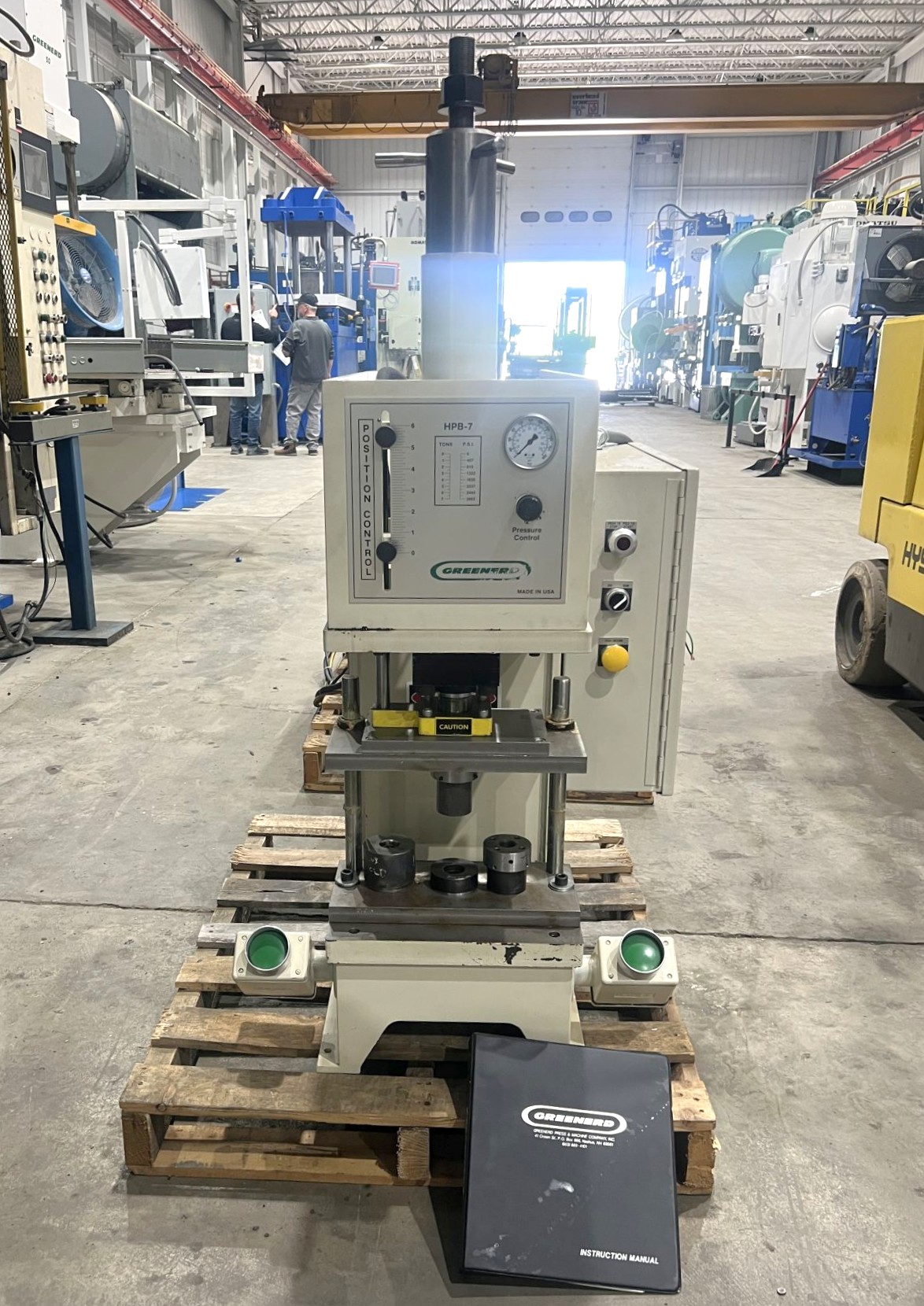 7 Ton Greenerd Press • Used Greenerd HPB-7 Press - Image 2