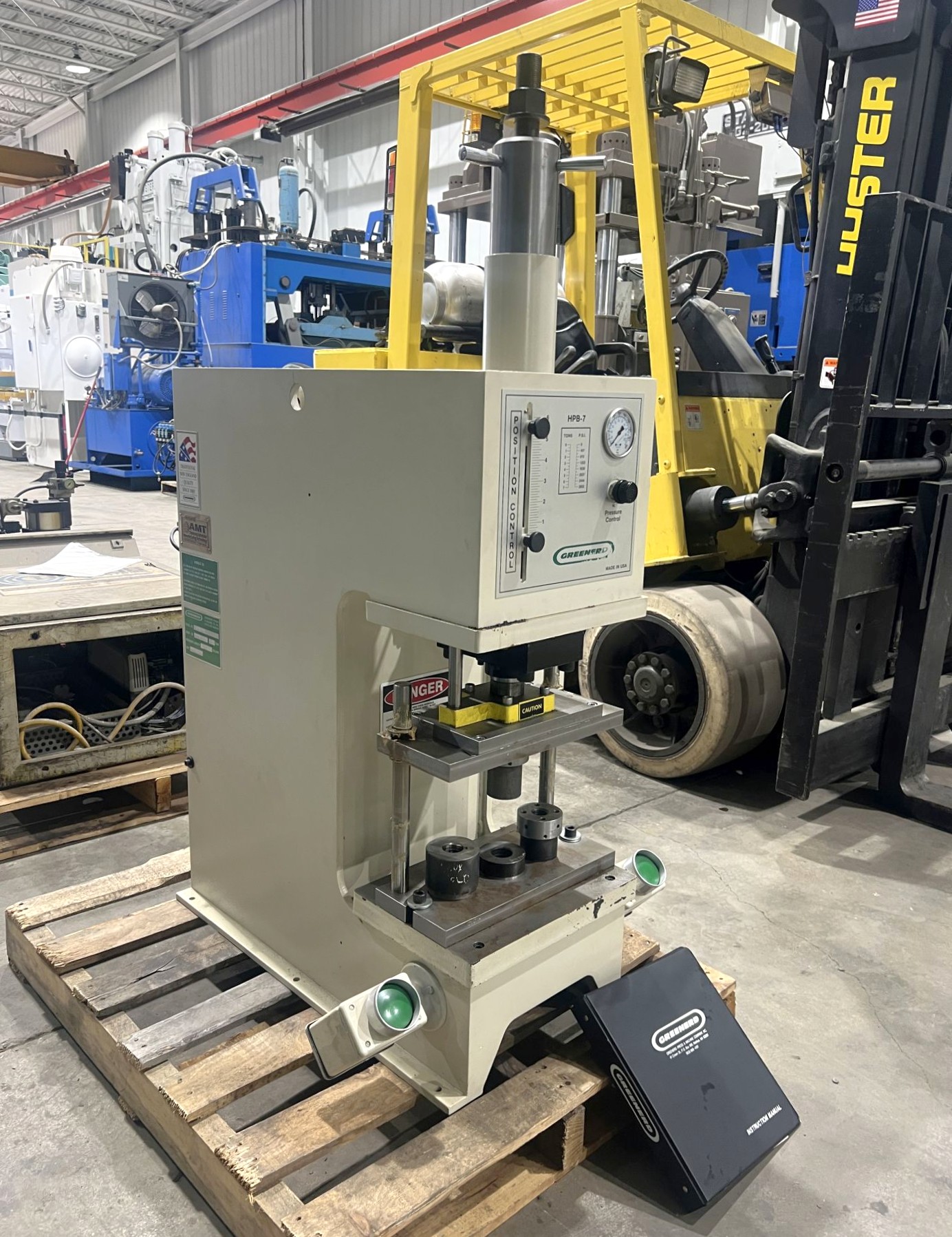 7 Ton Greenerd Press • Used Greenerd HPB-7 Press - Image 3