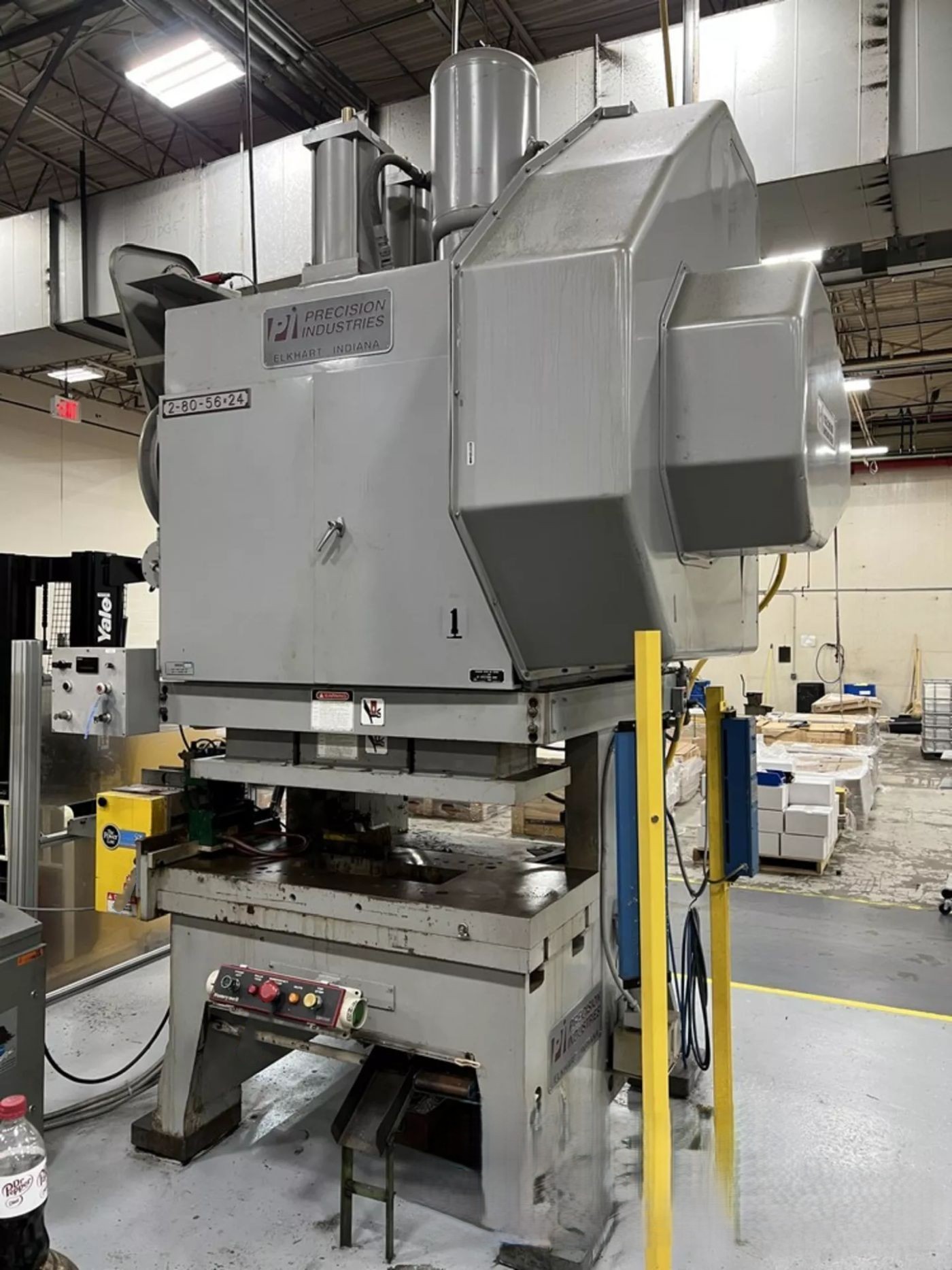80 Ton Precision Industries Press • Used Precision Industries 2-80-56X24 / 80N-G2-OBS Press