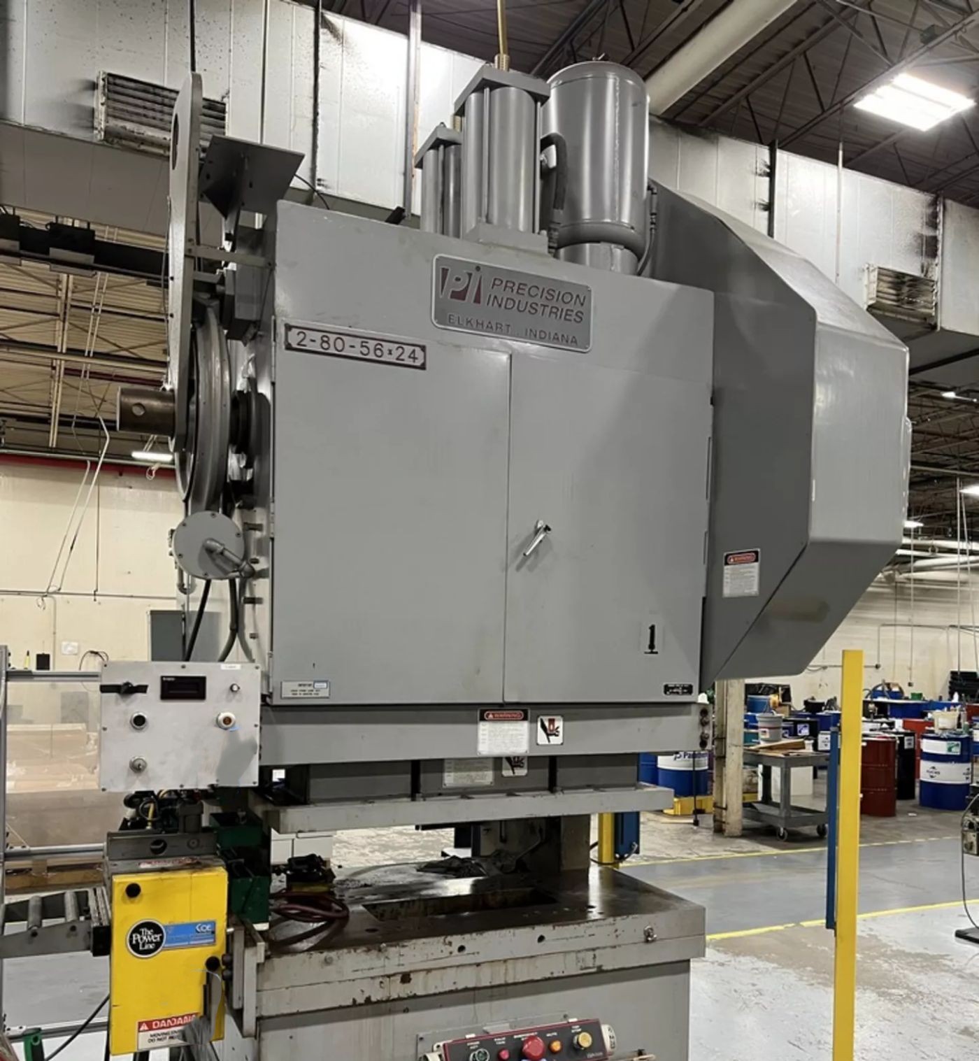 80 Ton Precision Industries Press • Used Precision Industries 2-80-56X24 / 80N-G2-OBS Press - Image 2