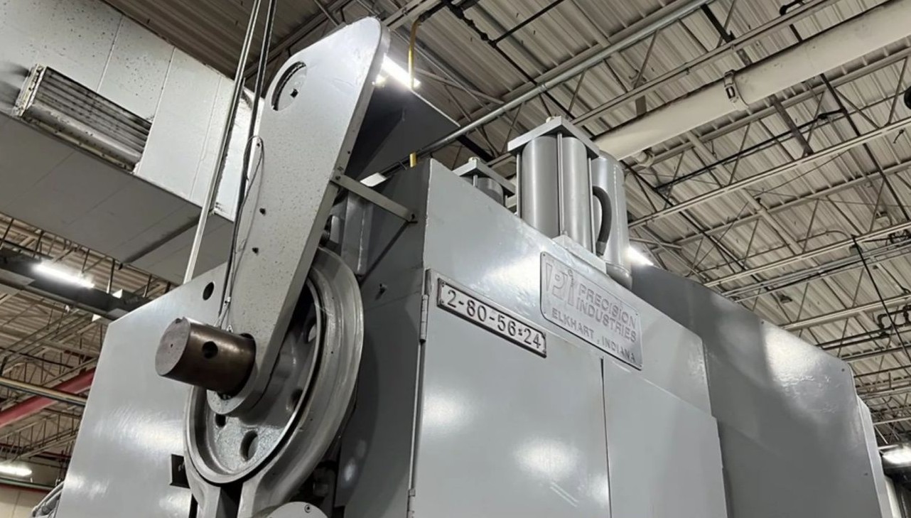 80 Ton Precision Industries Press • Used Precision Industries 2-80-56X24 / 80N-G2-OBS Press - Image 6