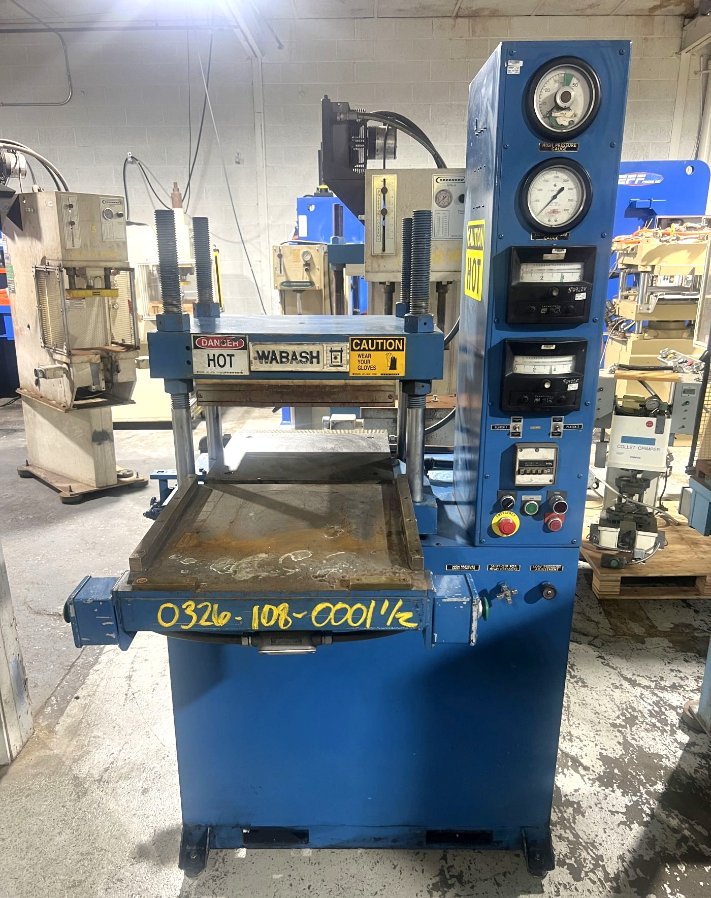50 Ton Wabash Press • Used Wabash 50-18-2TMAC Press