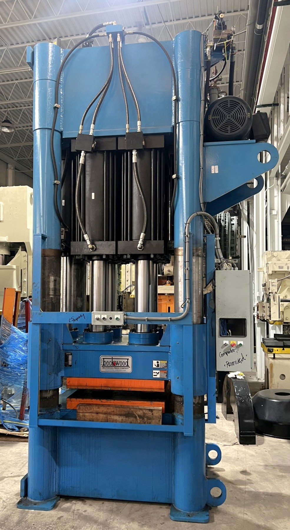 980 Ton Beckwood Press • Used Beckwood 4P980F3636 Press - Image 3