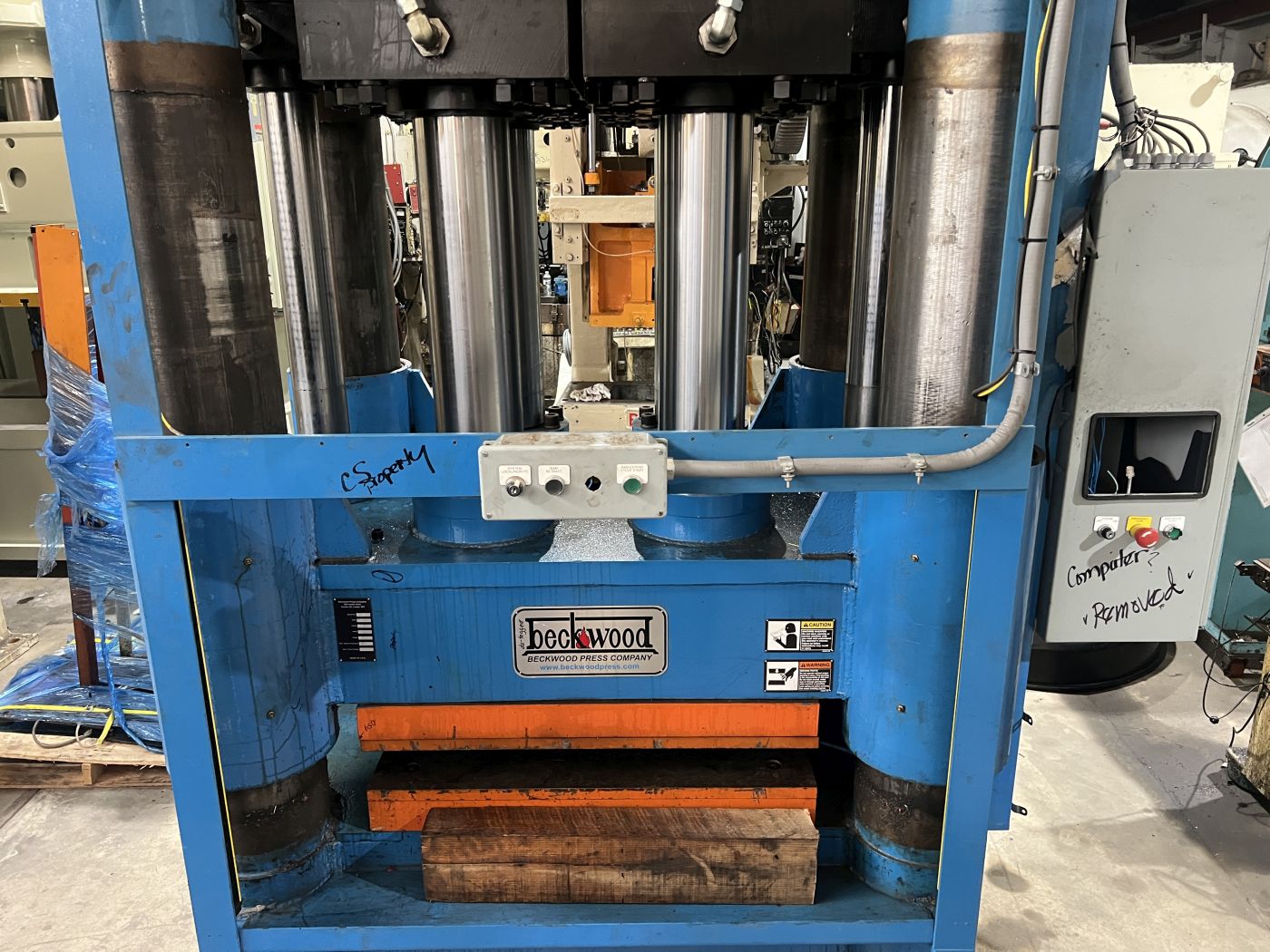 980 Ton Beckwood Press • Used Beckwood 4P980F3636 Press - Image 11