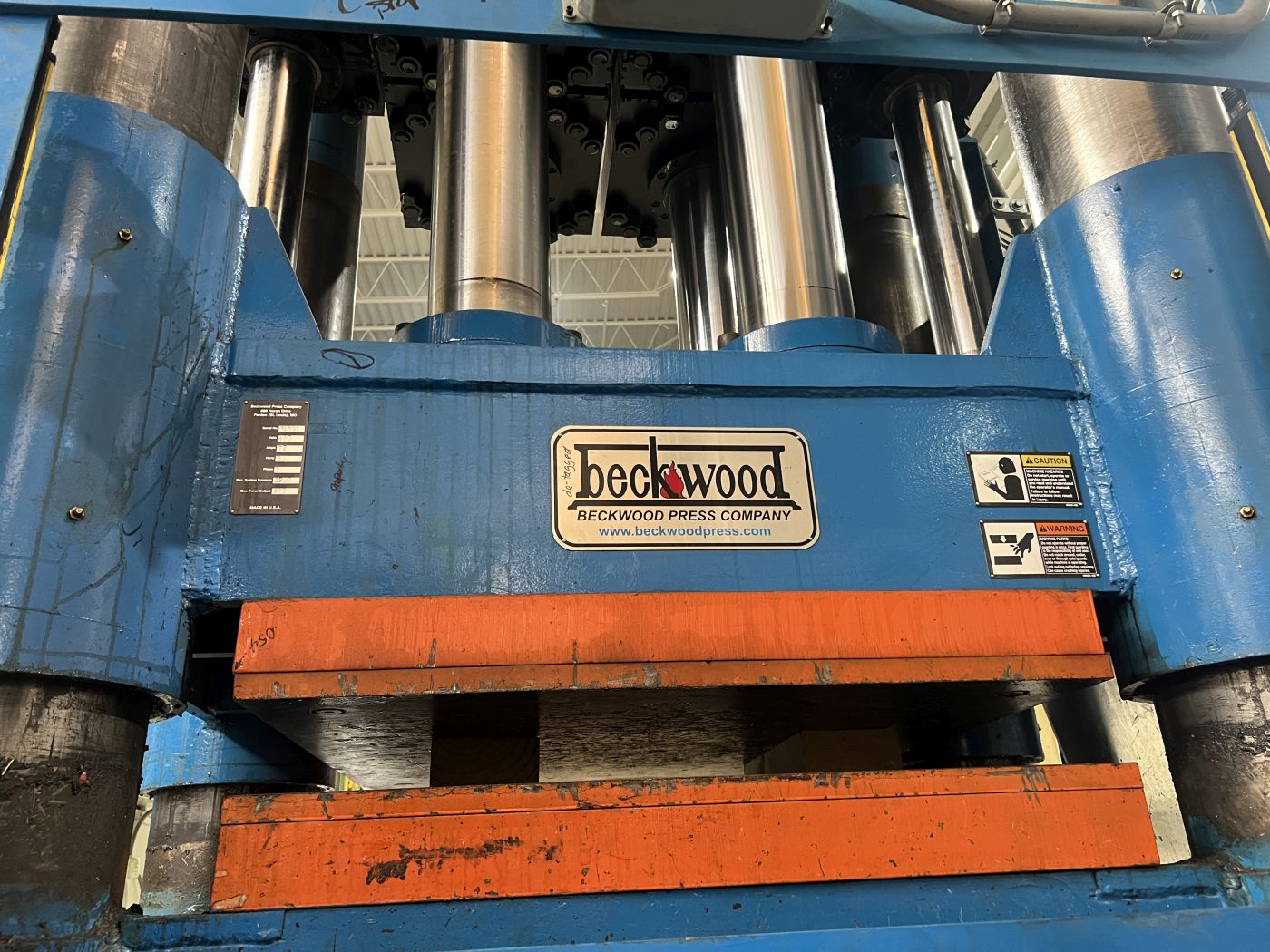 980 Ton Beckwood Press • Used Beckwood 4P980F3636 Press - Image 12